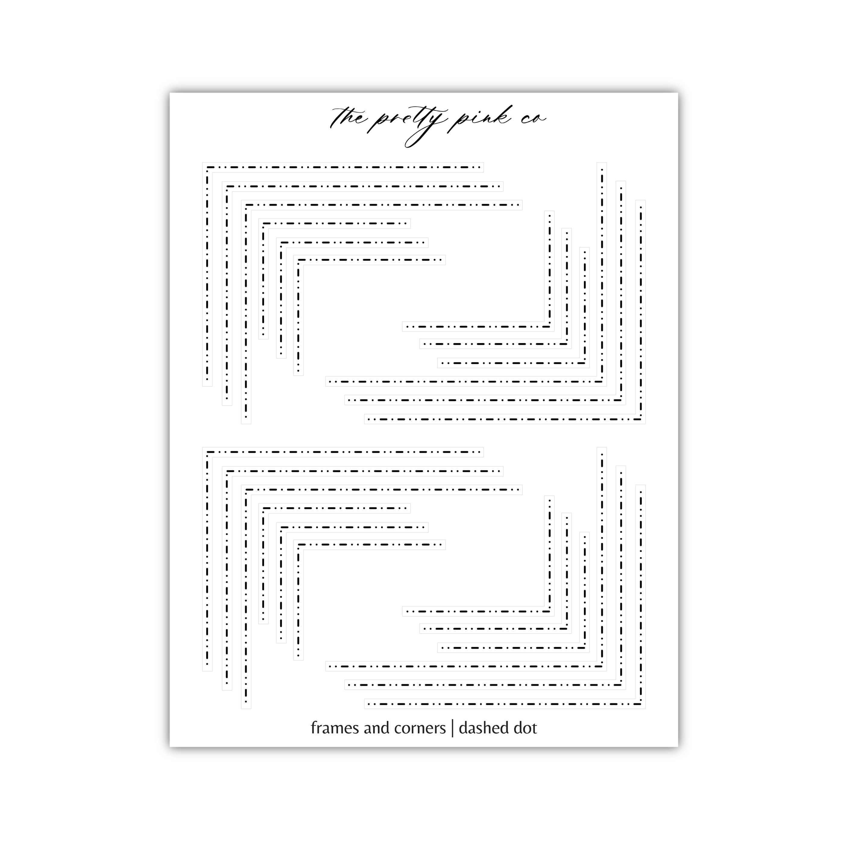 a piece of paper with the words, the perf guide, and a dotted