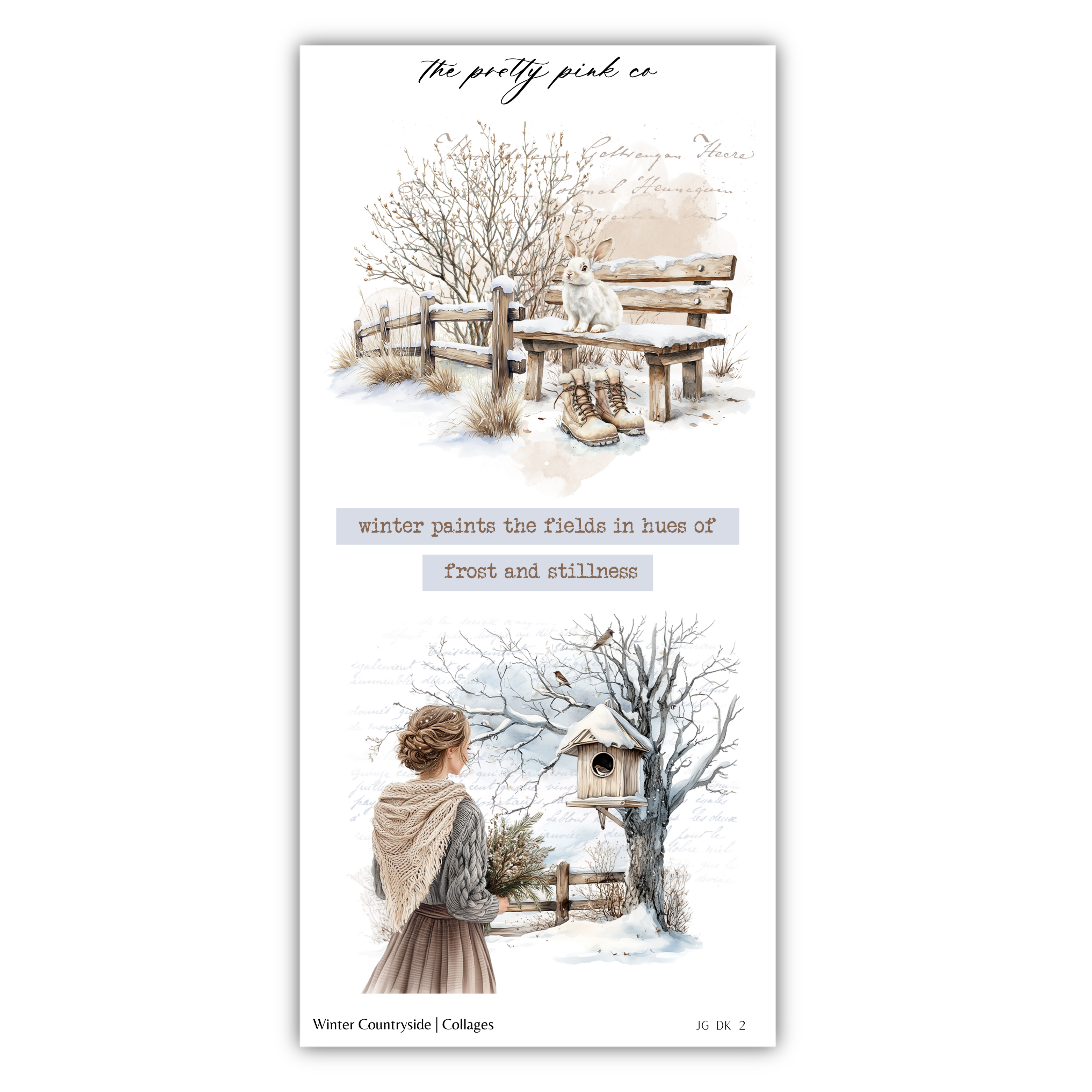 Winter Countryside | Decorative Kit