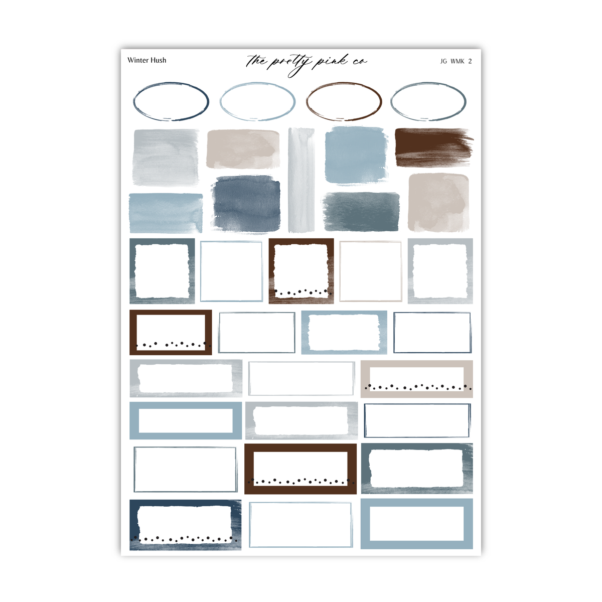 a collection of various shapes and patterns, including circles, rectangles, and other abstract designs. The text "Winter Flash" and "The pretty pink co" are visible, suggesting that these are design elements or illustrations related to the concept of "Winter Flash". The image does not contain any specific details about each individual element, and the focus is on the overall composition and arrangement of the shapes and patterns.