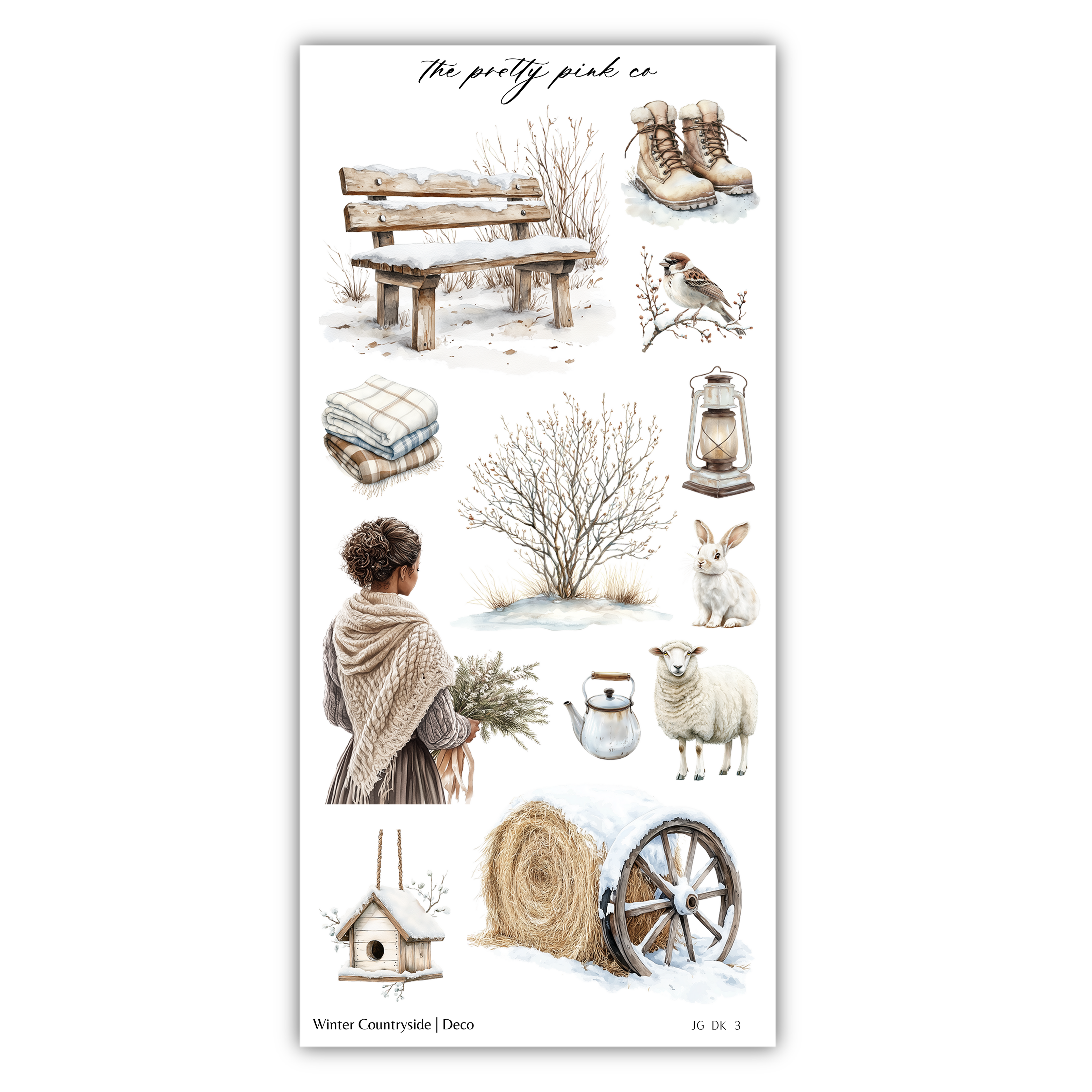 Winter Countryside | Decorative Kit