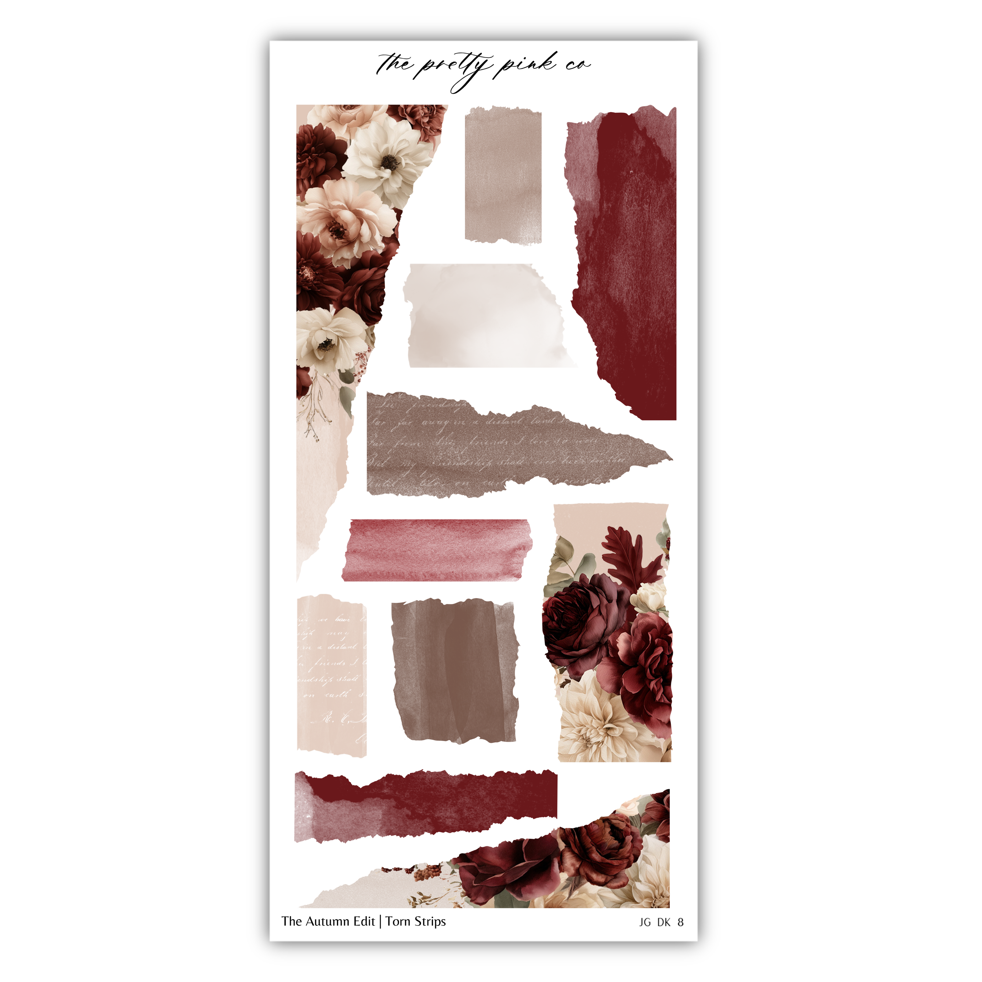 The image is a collage of various abstract shapes and patterns, including floral elements and watercolor-like textures. The collage appears to be a creative and artistic representation of different design elements.