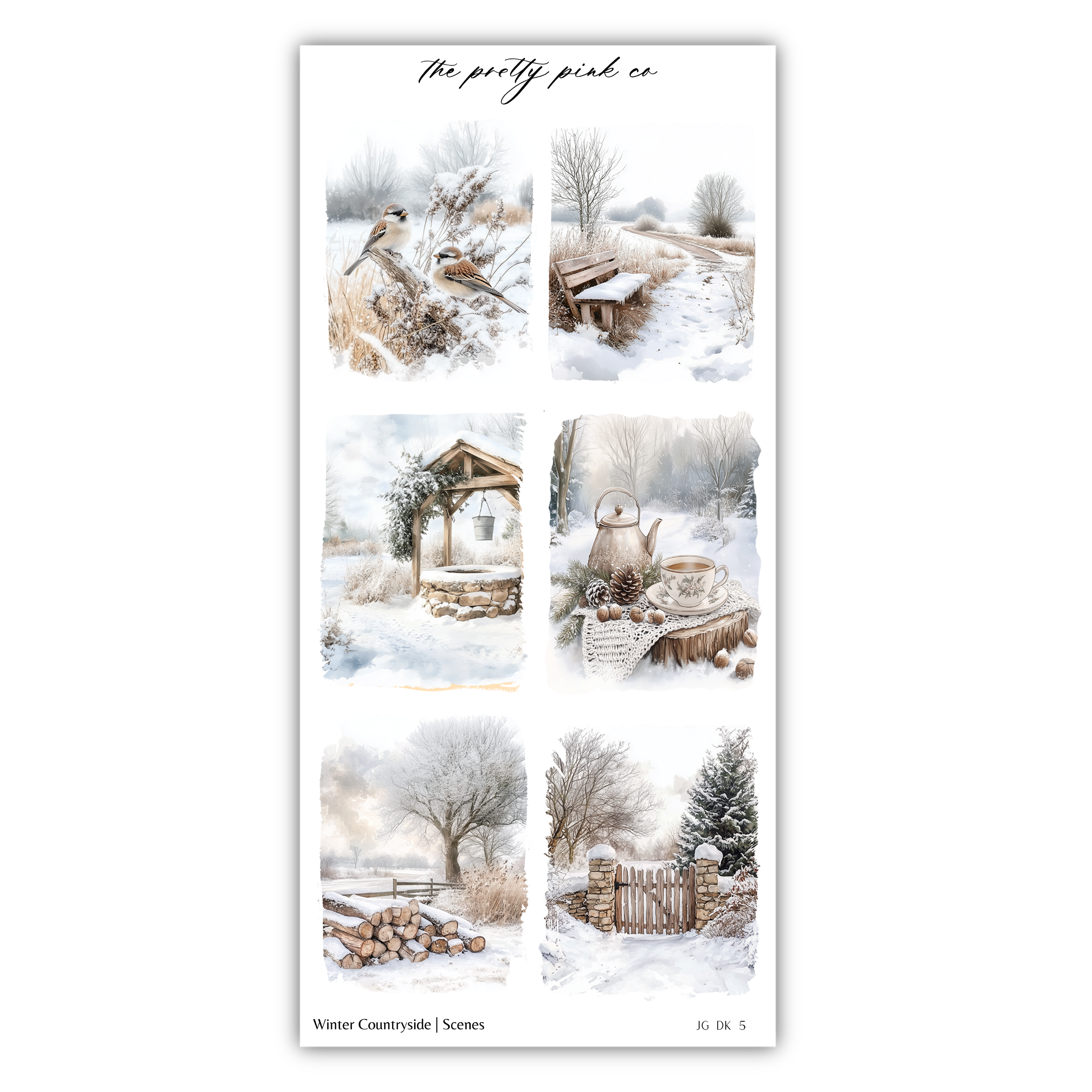 Winter Countryside | Decorative Kit