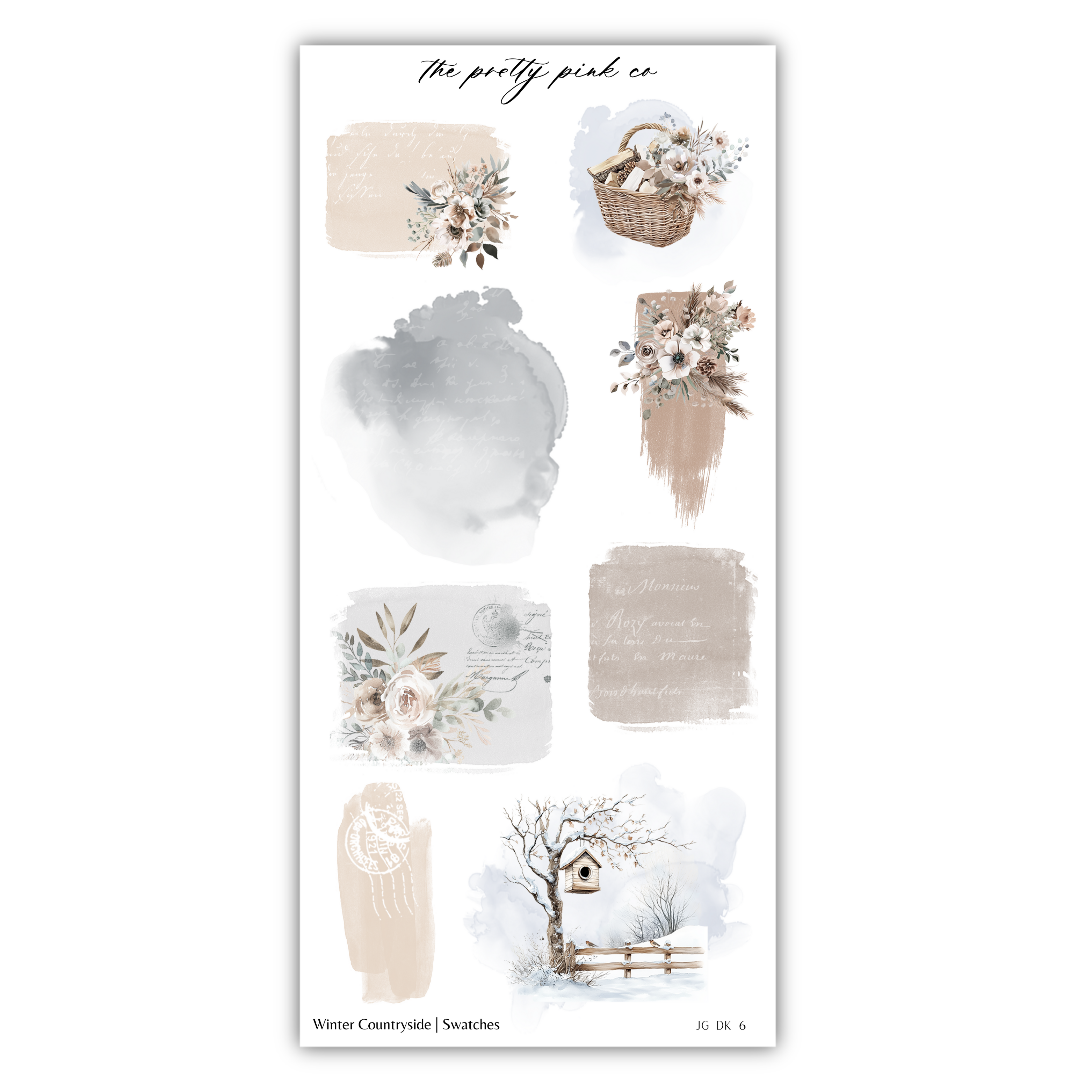 Winter Countryside | Decorative Kit