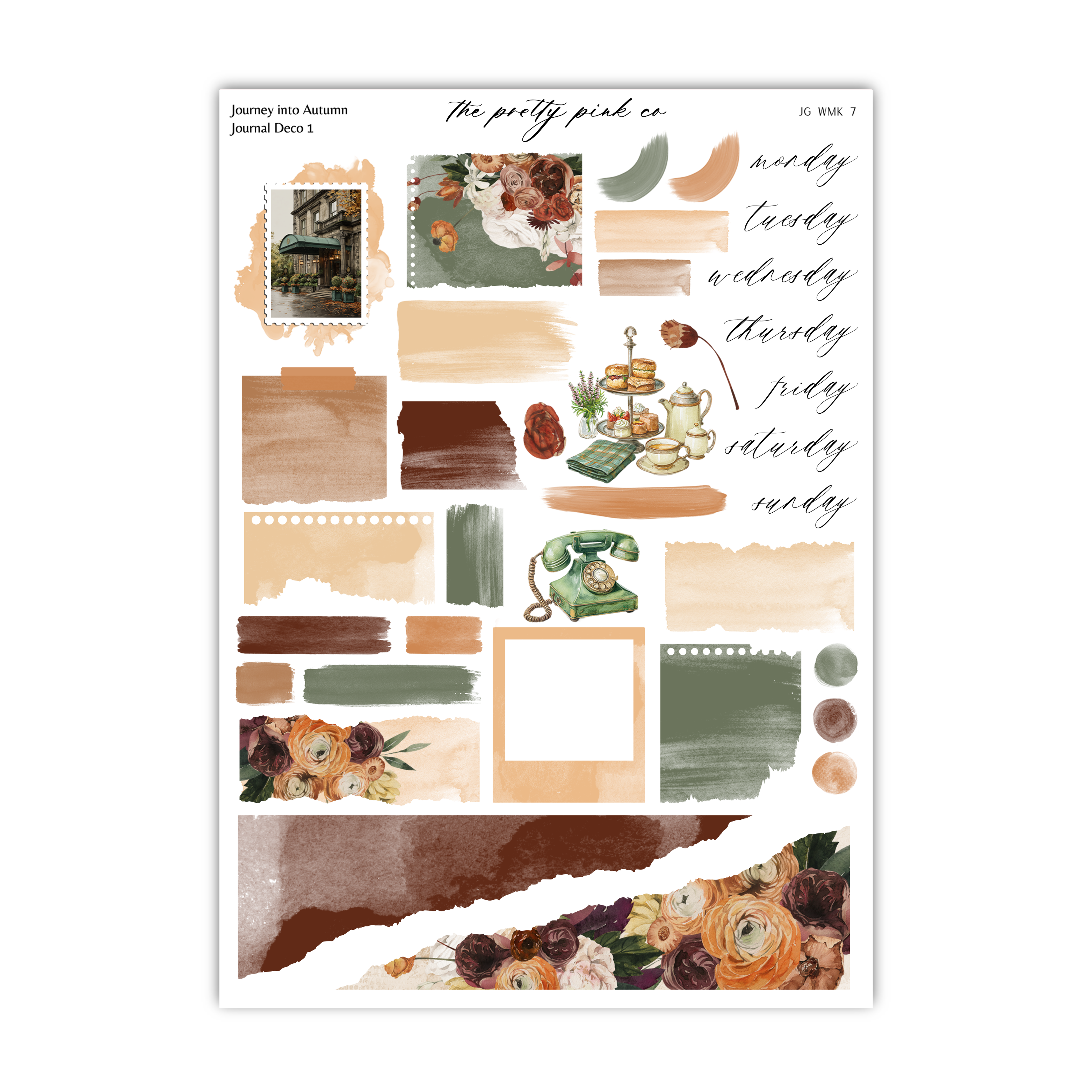 The image is a collage of various elements, including a photograph, a telephone, flowers, and text, arranged in a visually appealing manner.