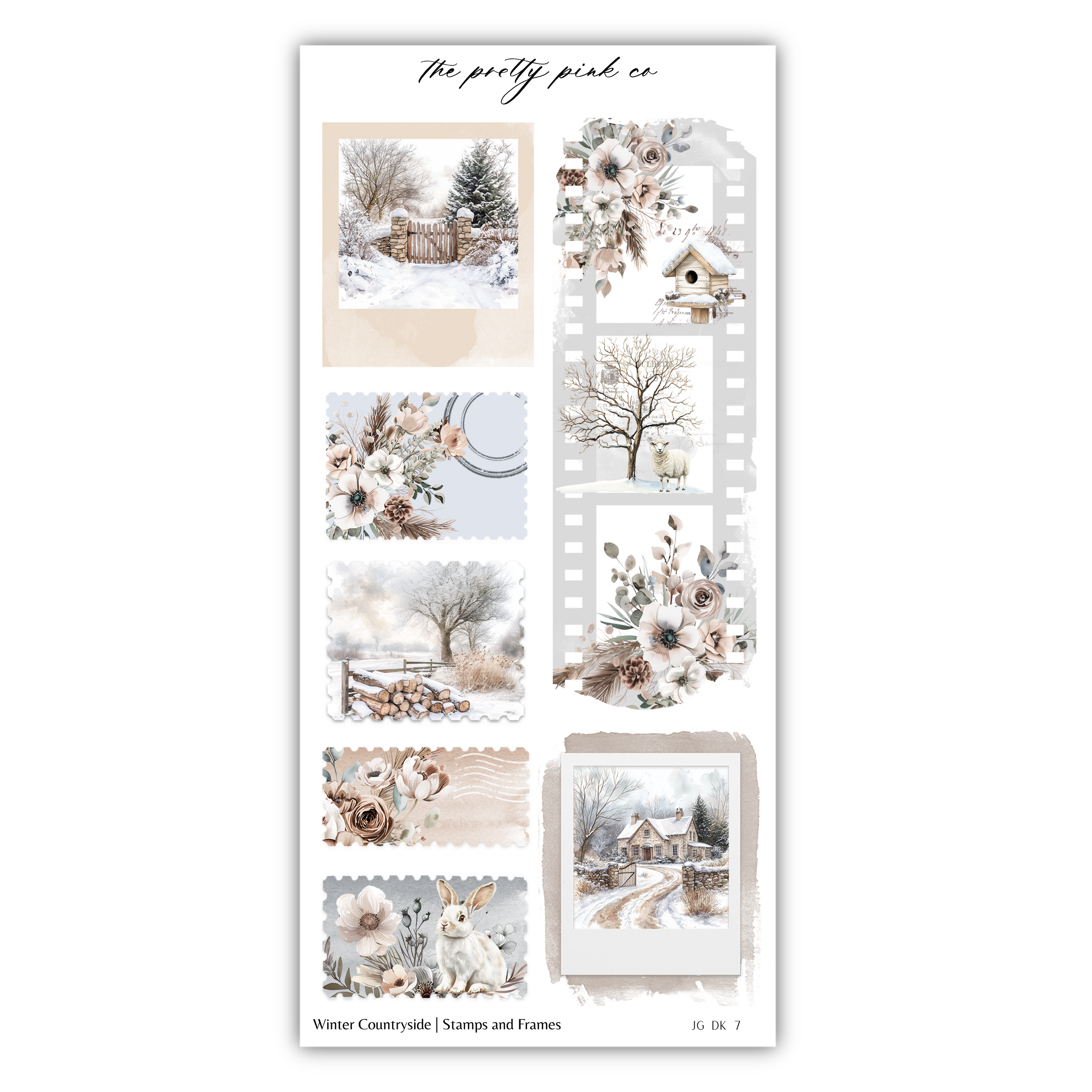 Winter Countryside | Decorative Kit