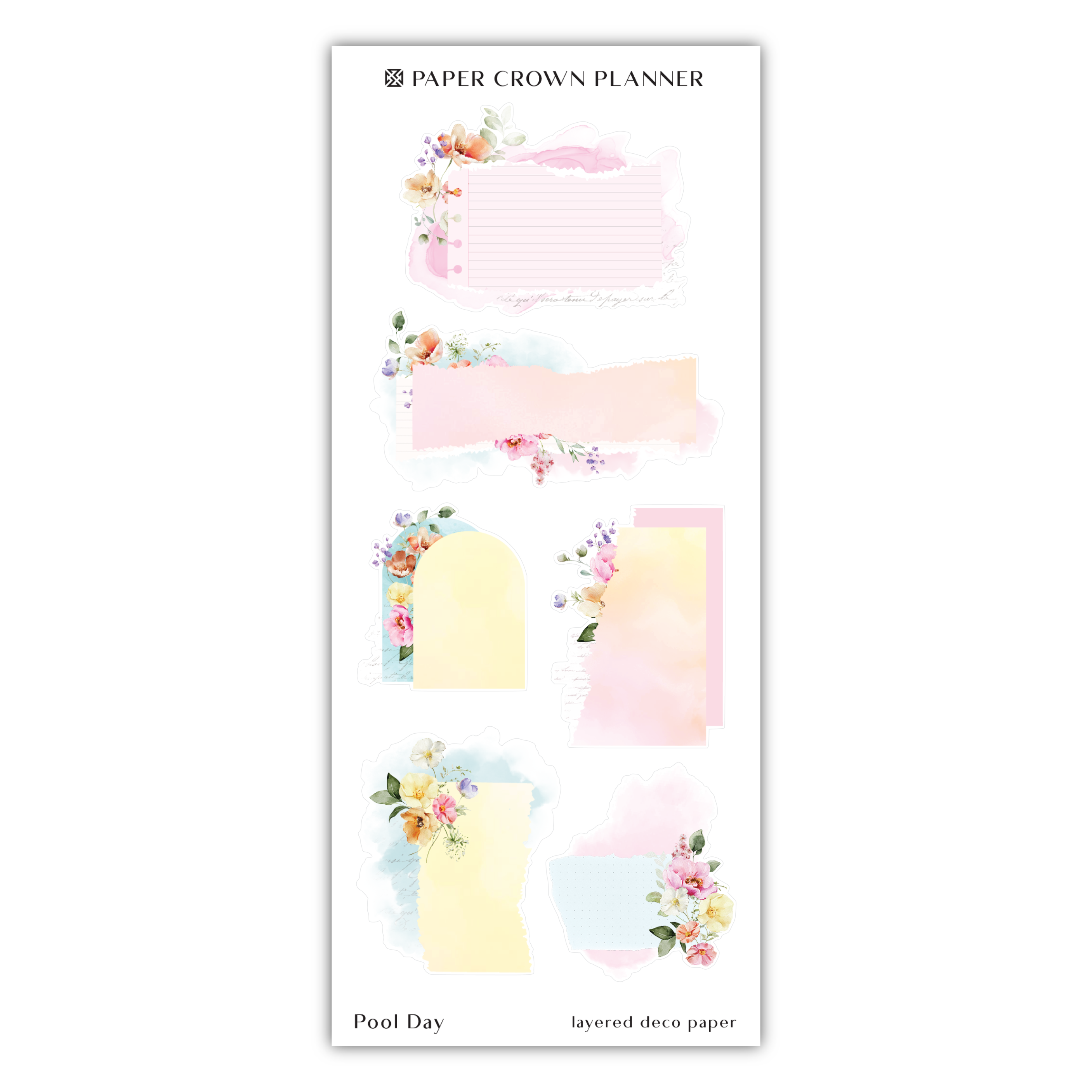 paper crown planner stickers