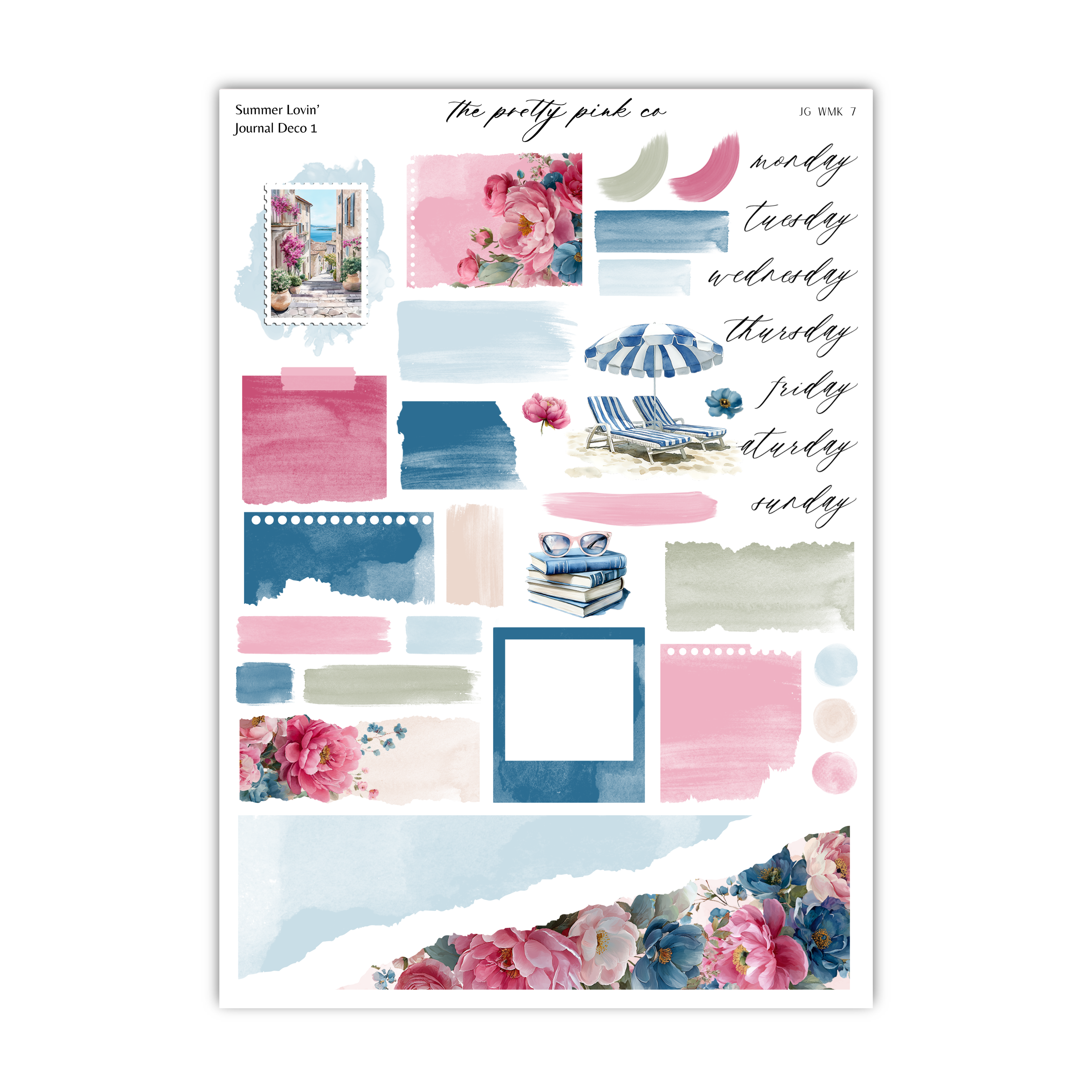 The image is a collage of various colorful and artistic elements, including watercolor-style illustrations, floral patterns, and abstract shapes. The collage appears to be a creative and visually appealing composition, with a focus on vibrant colors and artistic design.