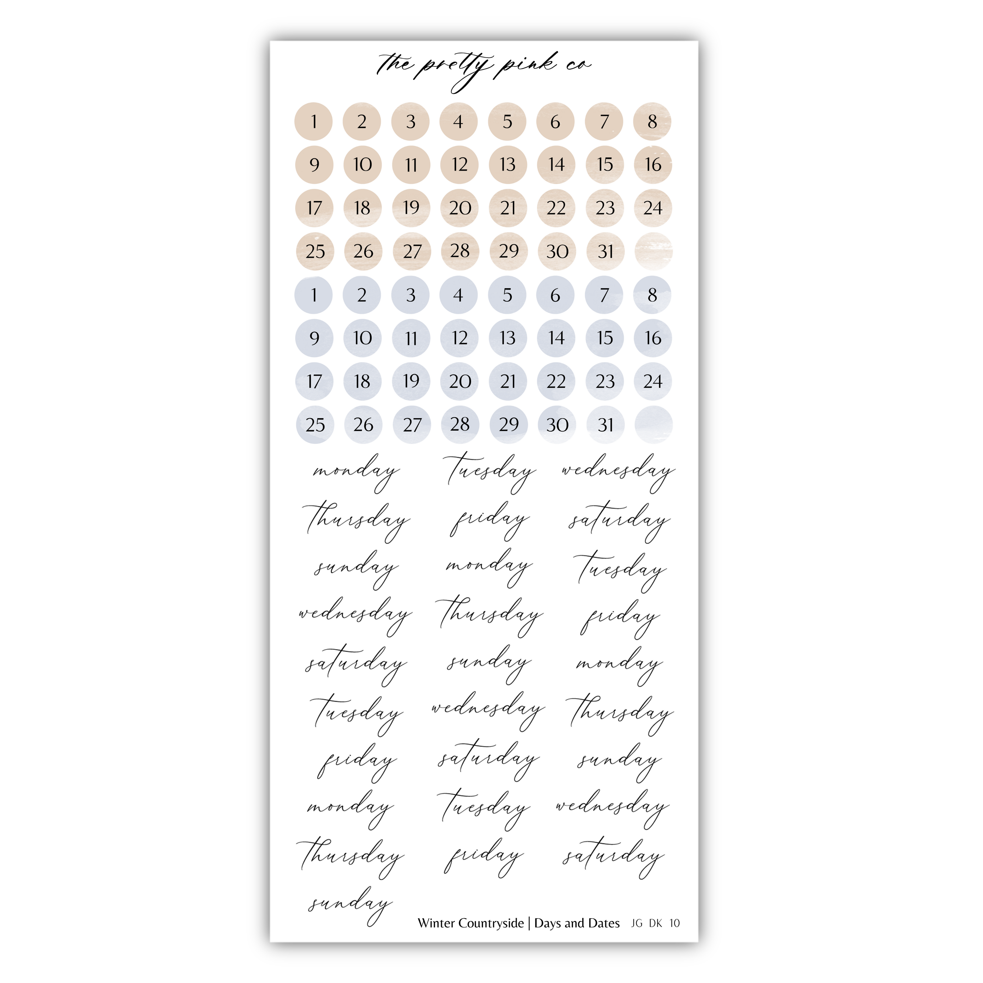 Winter Countryside | Decorative Kit