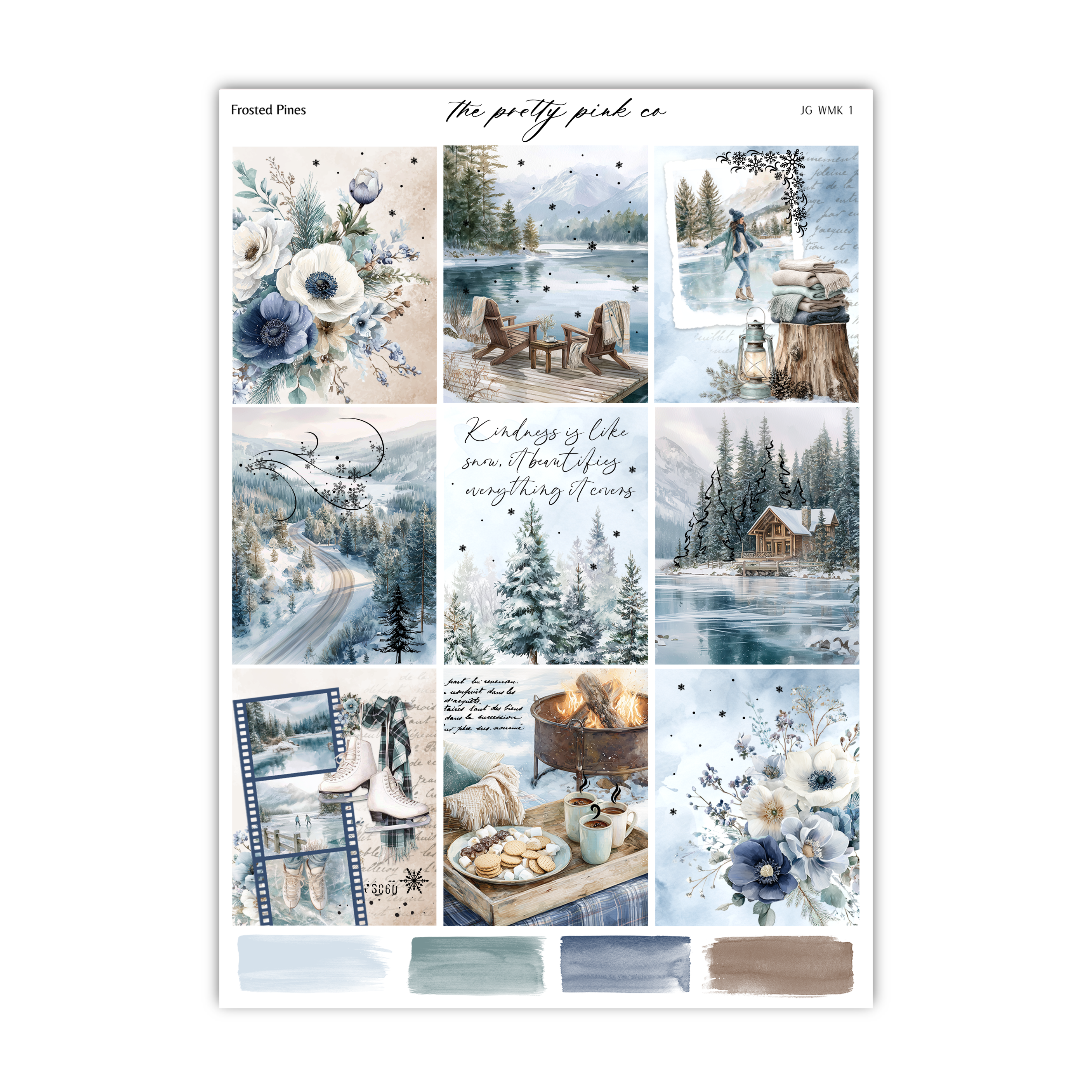 Frosted Pines | Foiled Weekly Kit