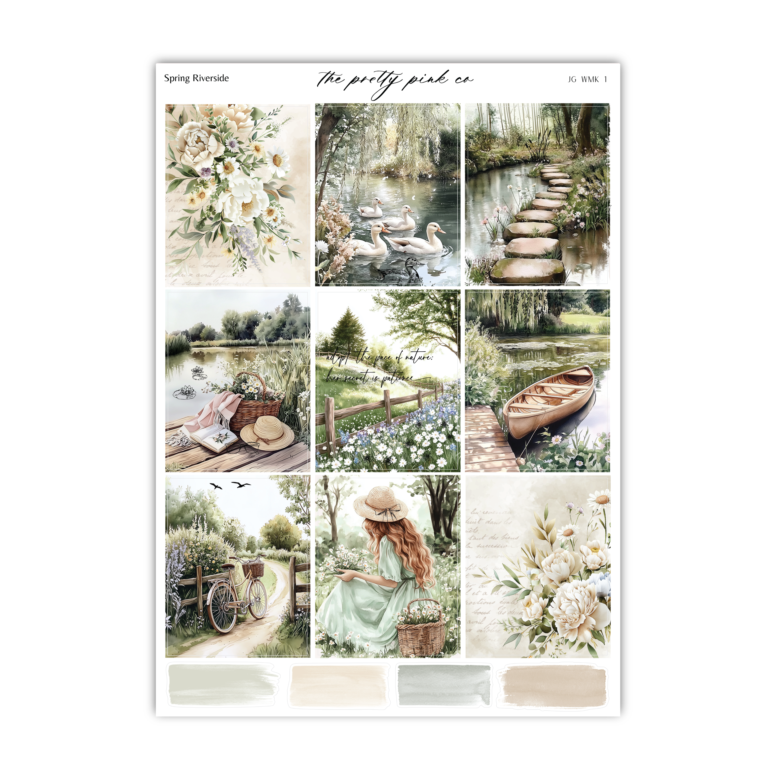 Spring Riverside | Foiled Weekly Kit