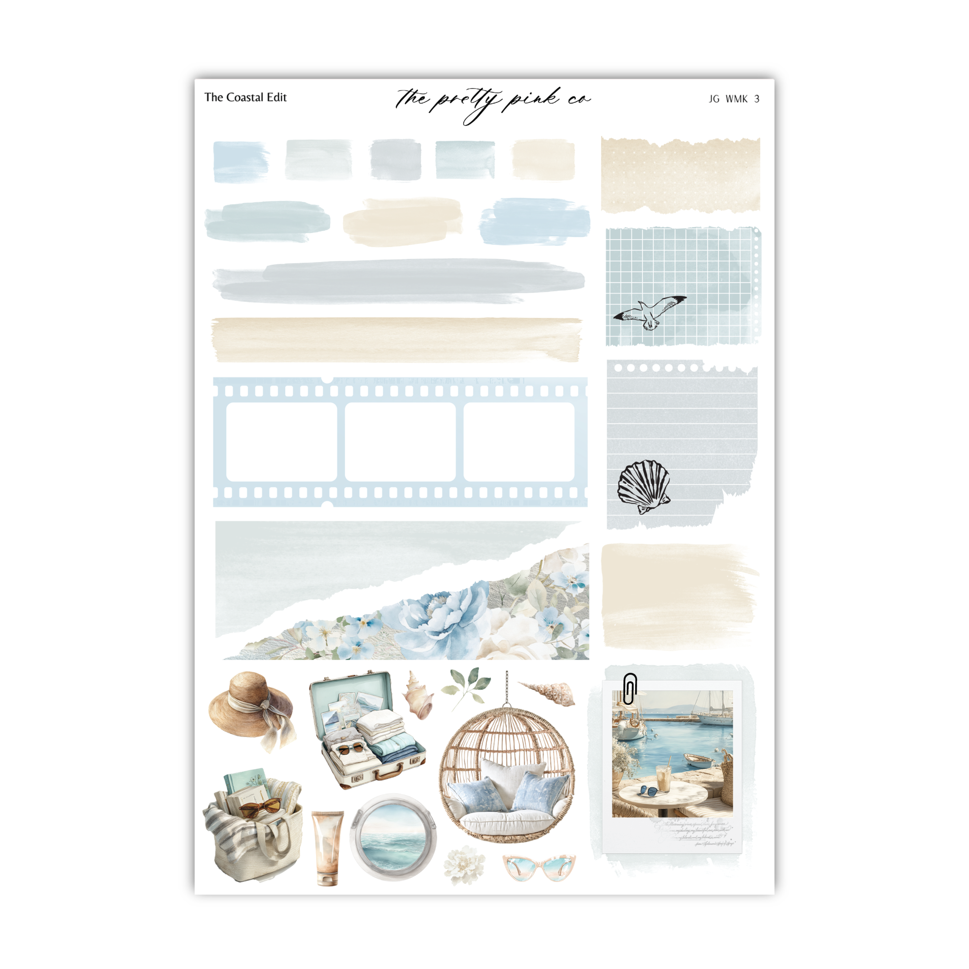 The Coastal Edit | Foiled Weekly Kit