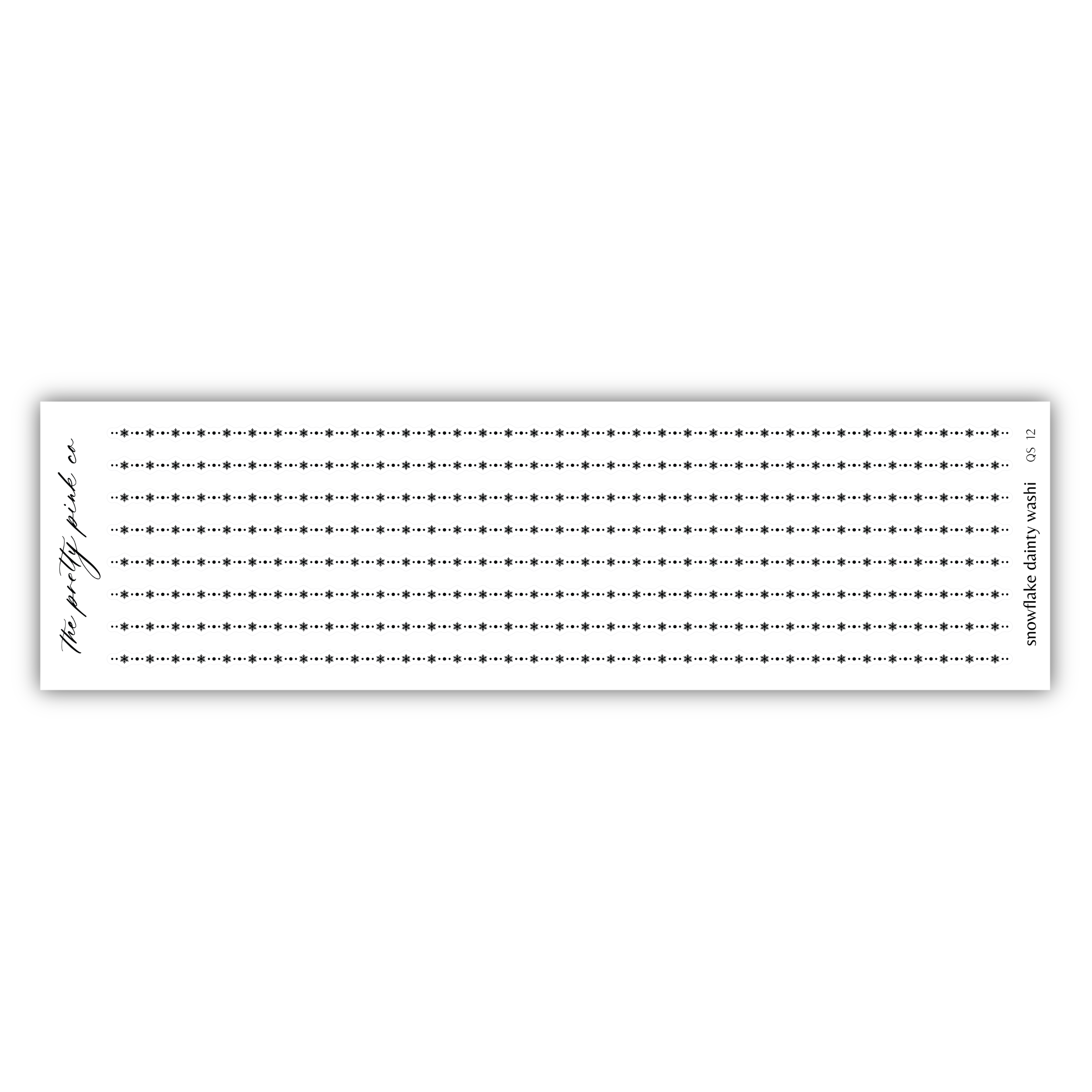 Snowflake Sampler | Dainty Washi