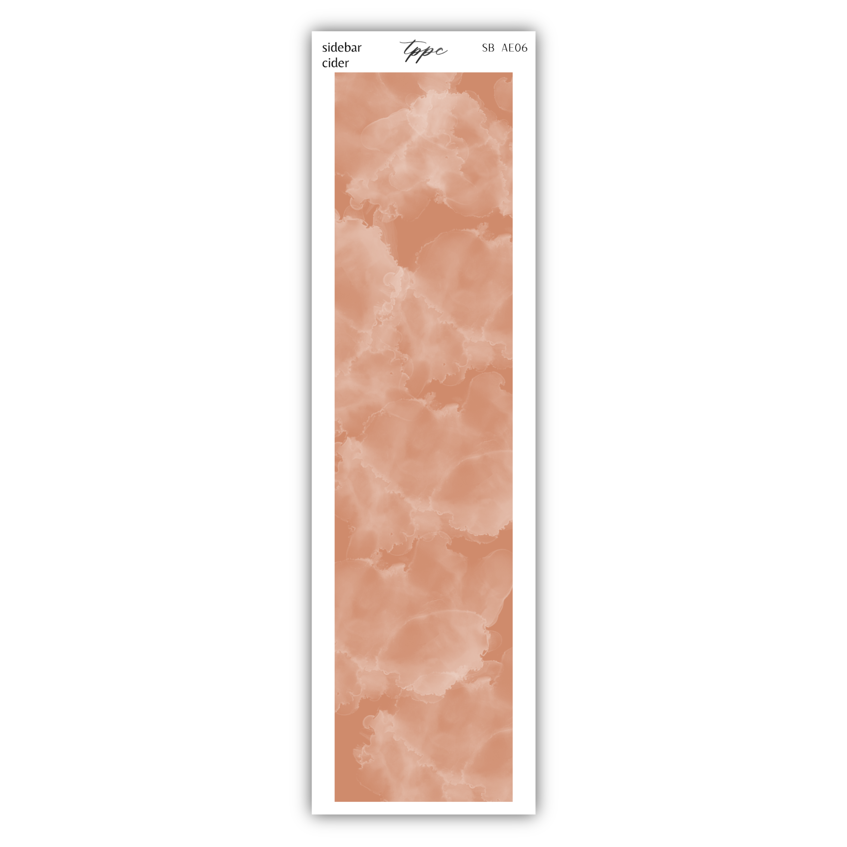 a picture of a bookmark with an orange background