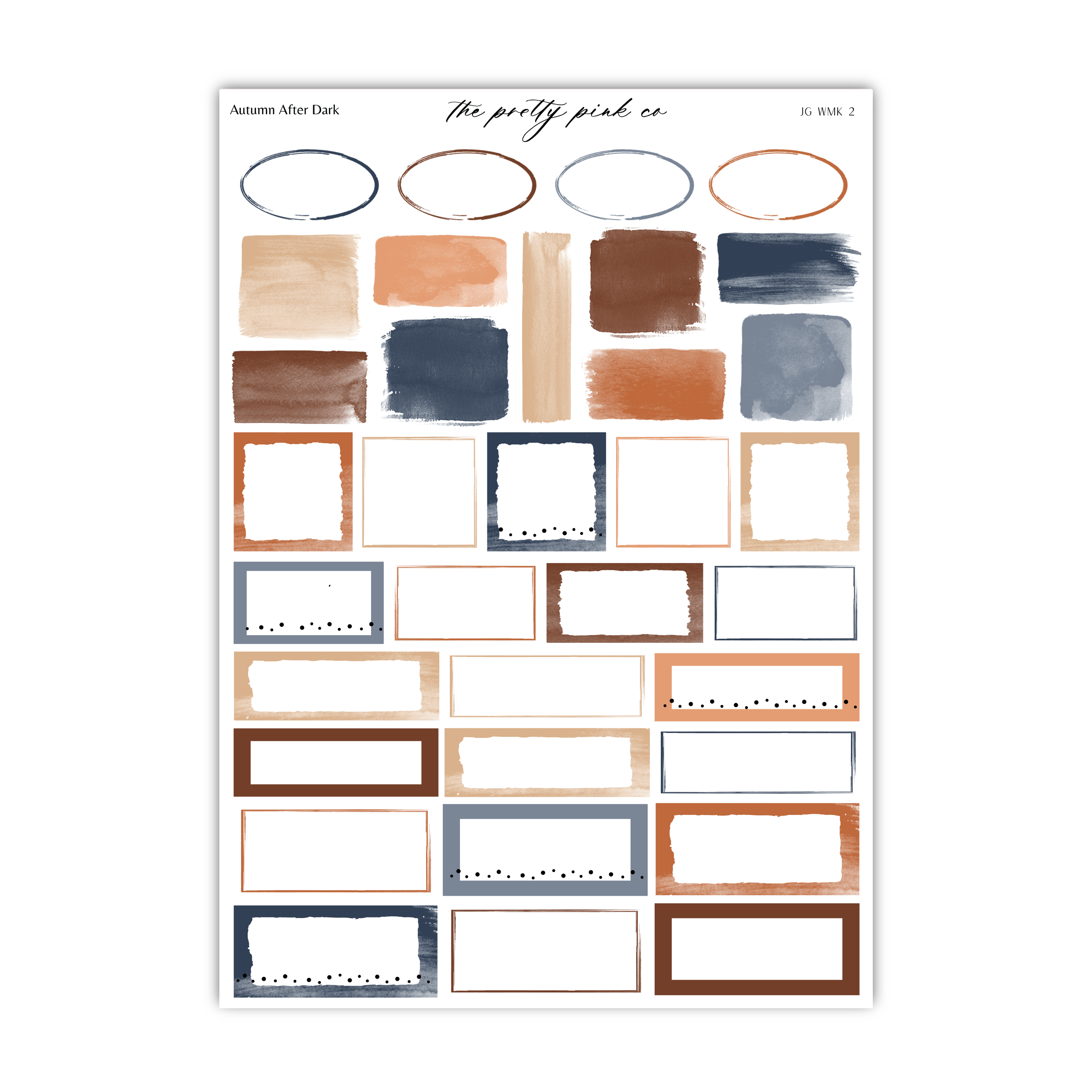 a collection of various shapes and patterns, including circles, rectangles, and other abstract designs, arranged in a grid format.