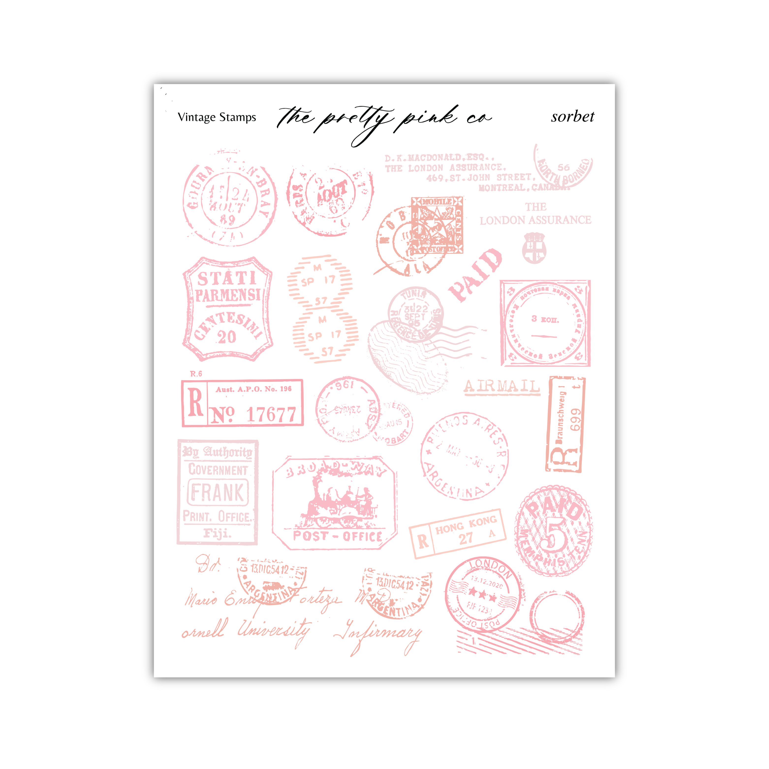 a collection of various postage stamps and envelopes, each with unique designs and inscriptions.