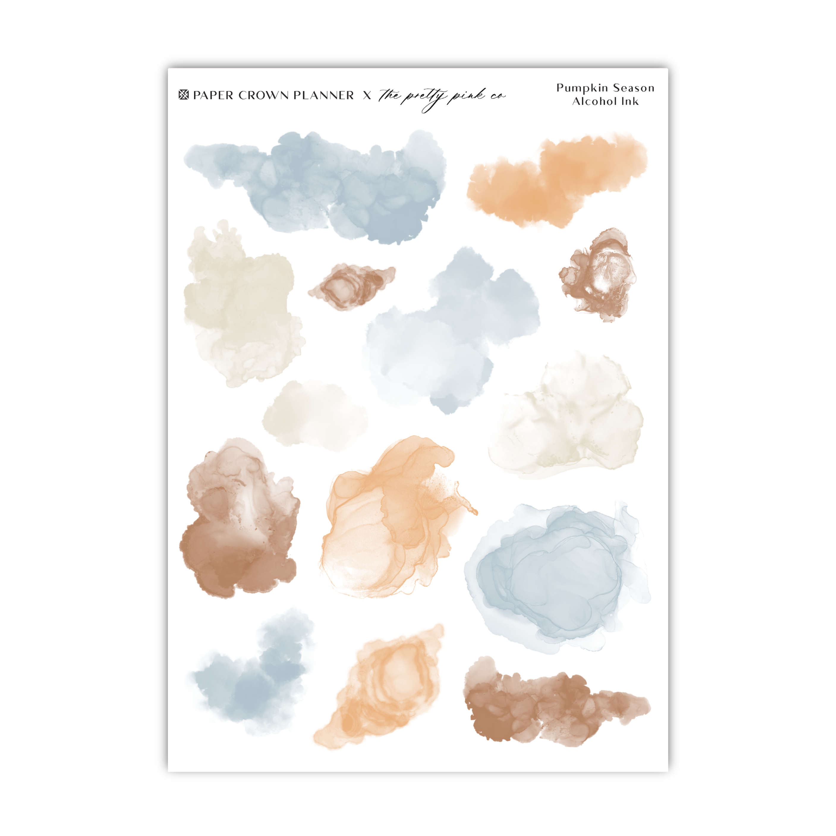 a sheet of watercolor paint on a white background