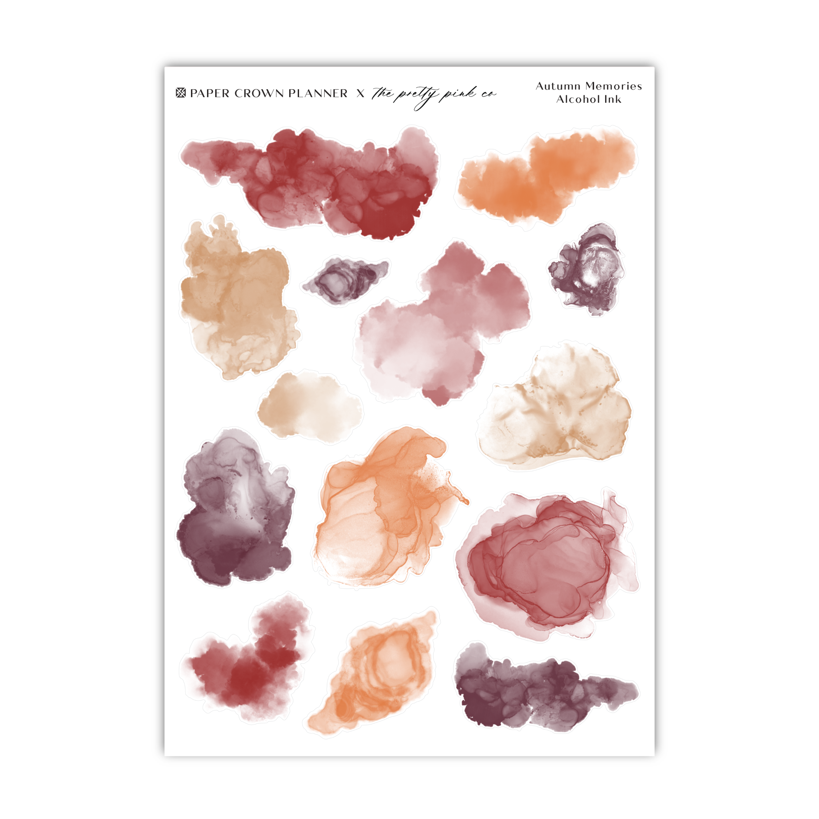 a sheet of watercolor paint on a white background