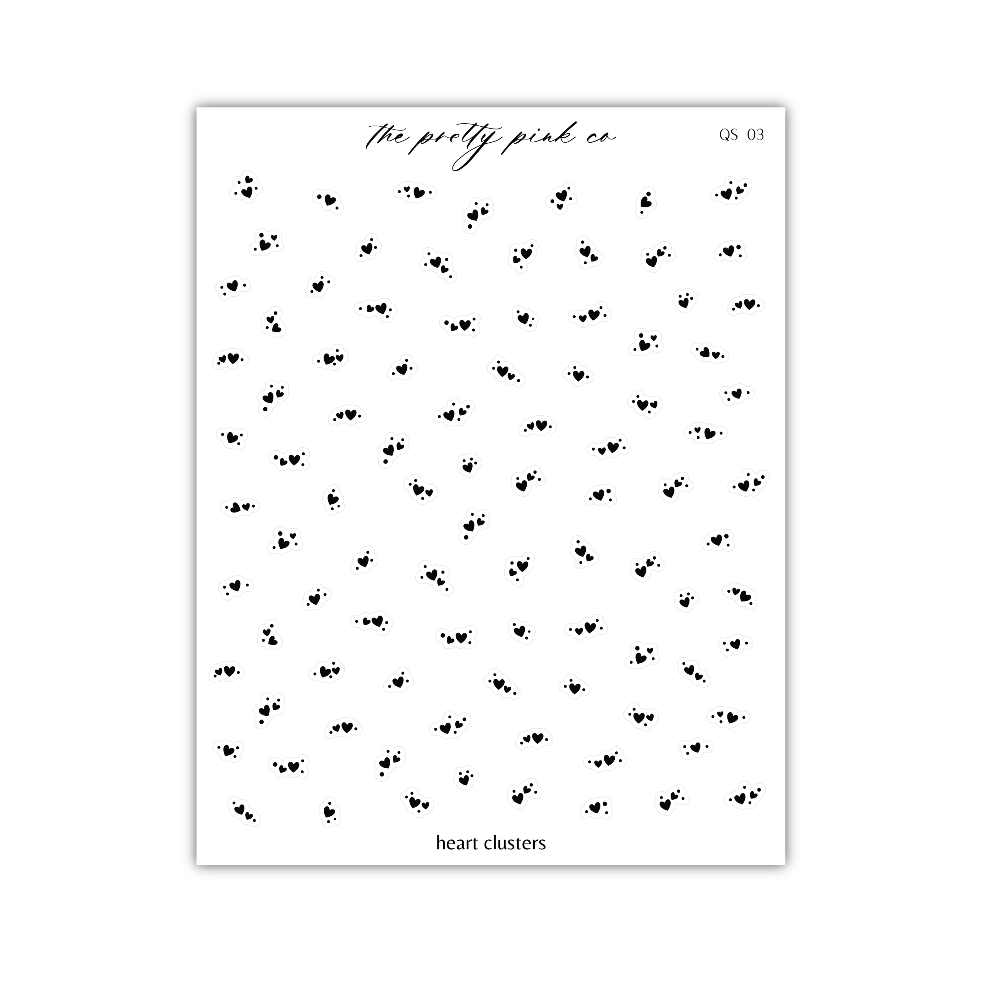 a sheet of paper with small black dots on it