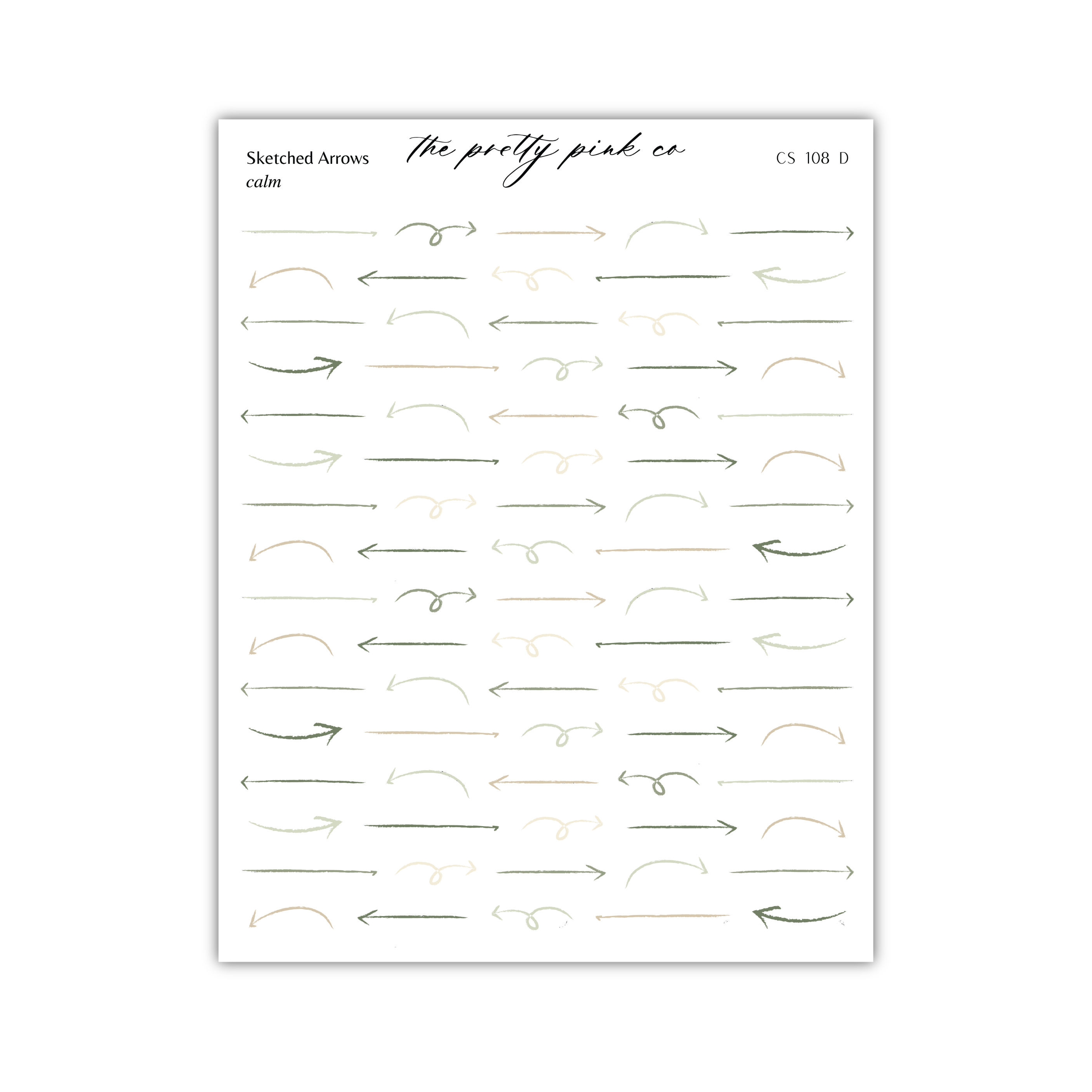 a grid of various hand-drawn arrows in different colors and styles, arranged in a visually appealing manner.