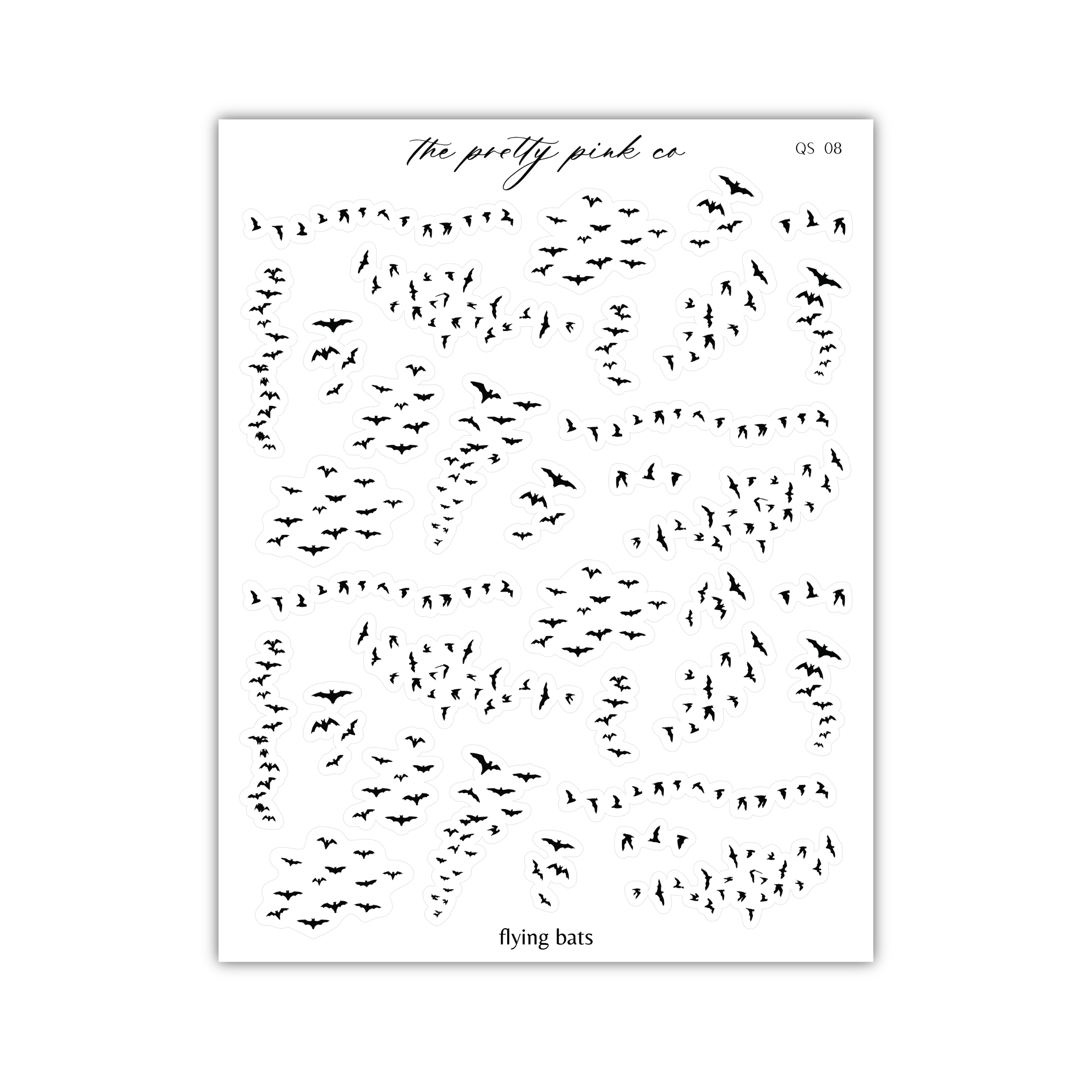 a flock of birds flying in the sky
