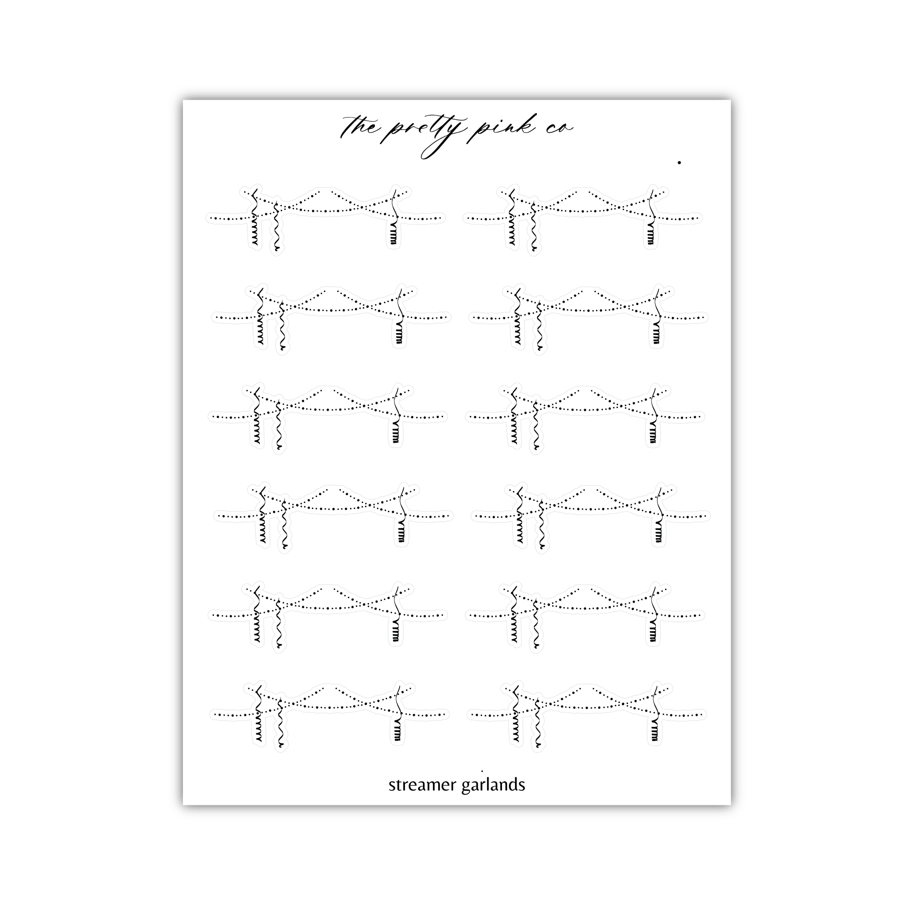 a sheet of paper with a handwritten pattern
