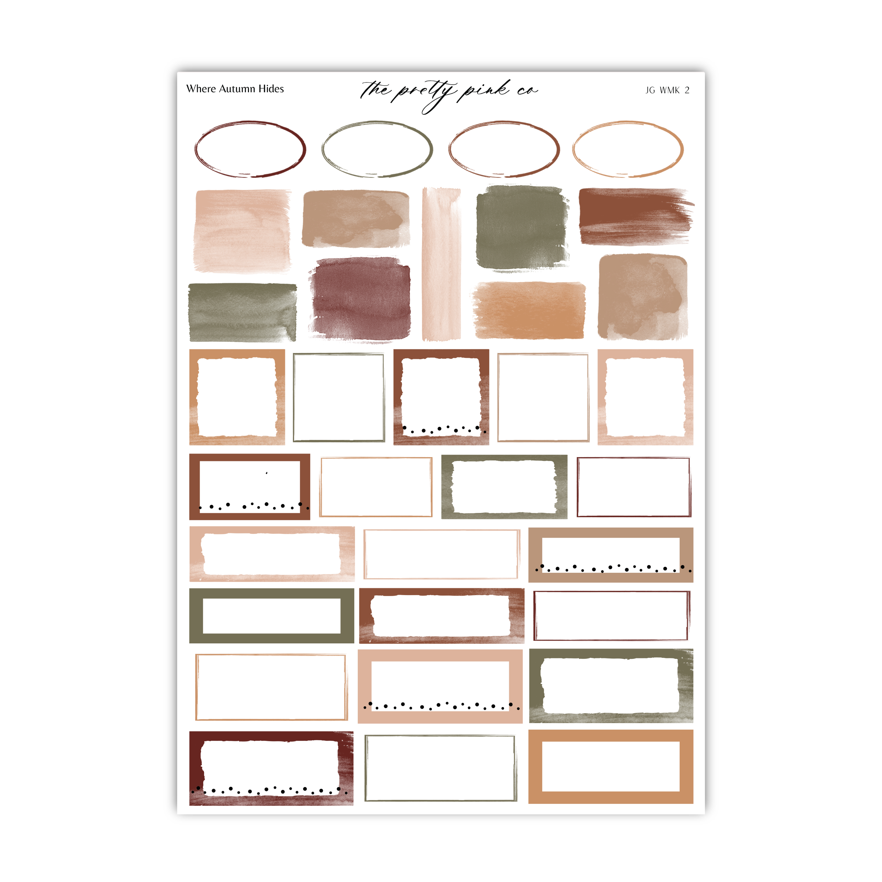 a collection of various shapes and patterns, including circles, rectangles, and squares, arranged in a grid-like layout. The image does not contain any text or specific details about the objects or their characteristics.