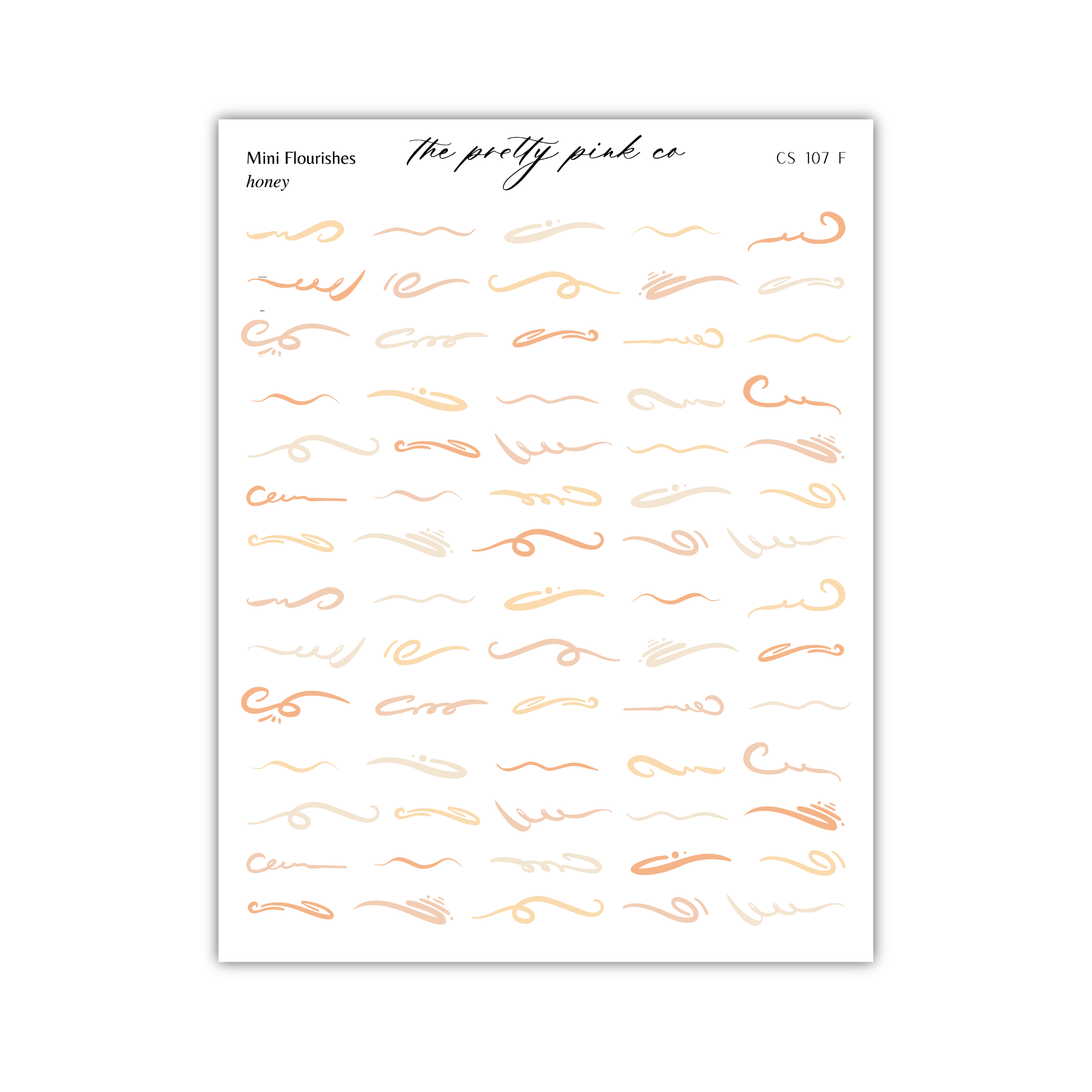 a collection of various hand-drawn designs or patterns, including swirls, curves, and other abstract shapes, arranged in rows and columns. The image does not contain any text or specific details about the content or context.