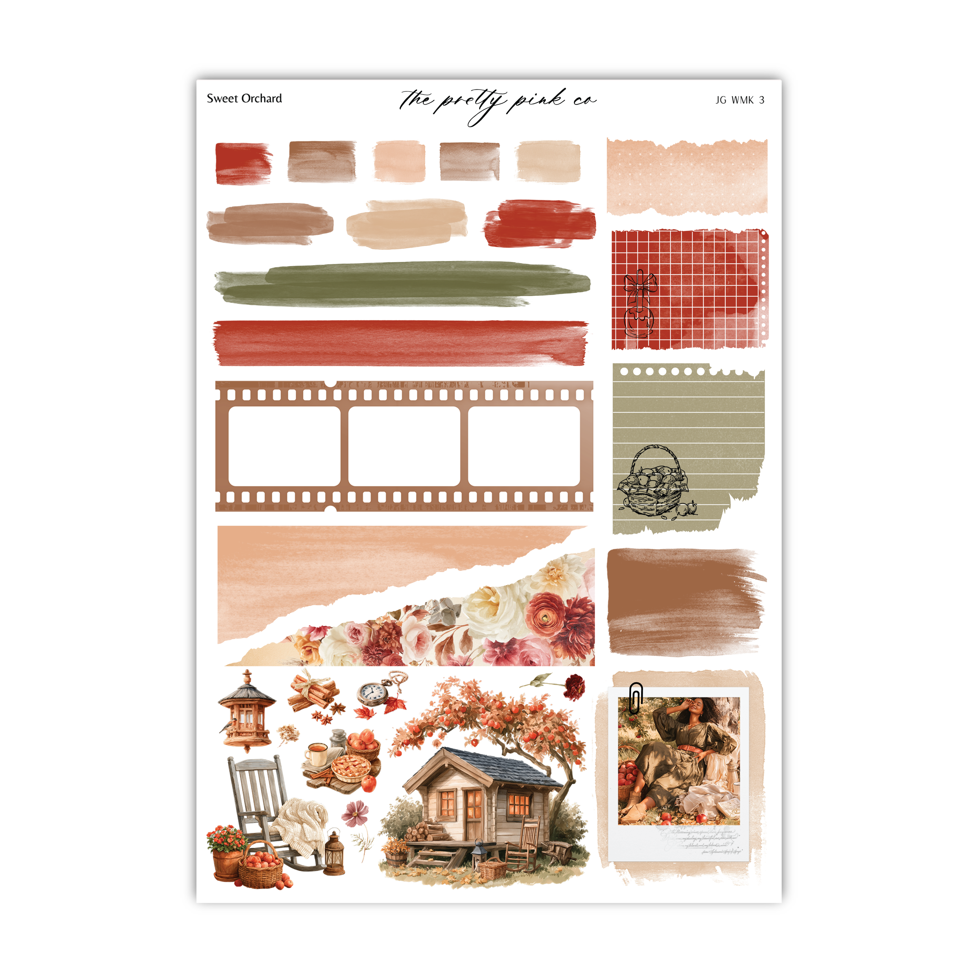 The image is a collection of various elements, including a house, a film strip, and other decorative items, all arranged in a collage format.