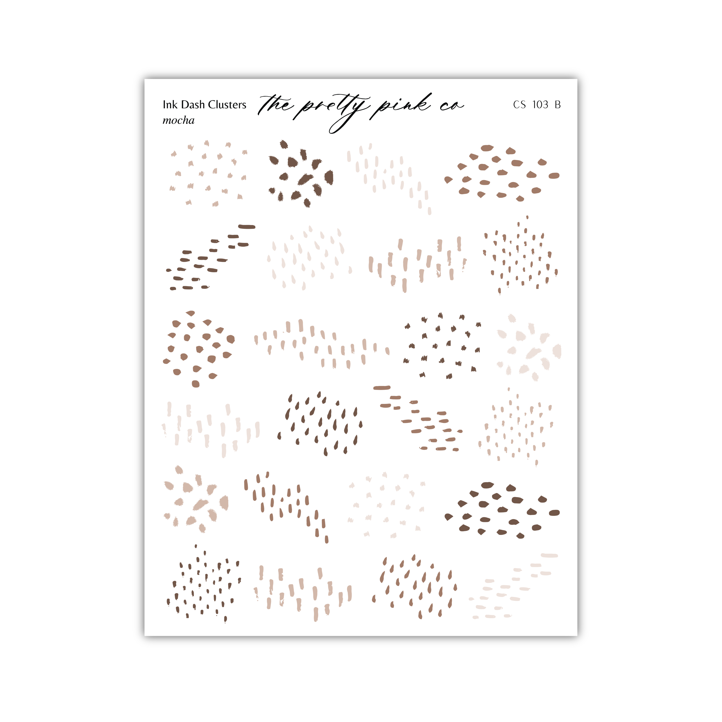 a collection of abstract, hand-drawn patterns in various shades of brown and beige, arranged in a grid-like layout. The patterns appear to be created using ink or paint, giving them a textured, artistic appearance. The image does not contain any text or specific details about the content, but it is a visually appealing and creative composition.