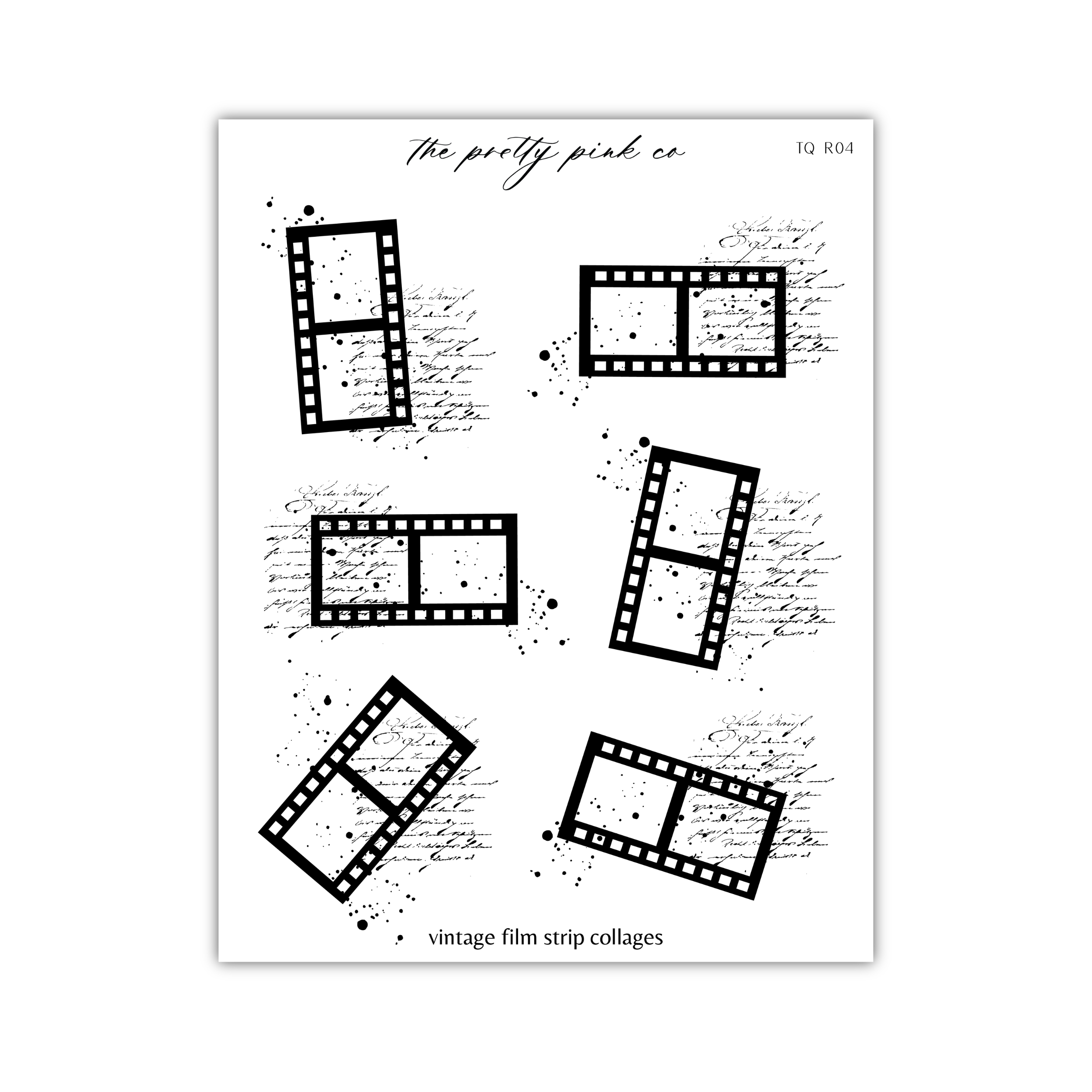 a picture of a film strip collage