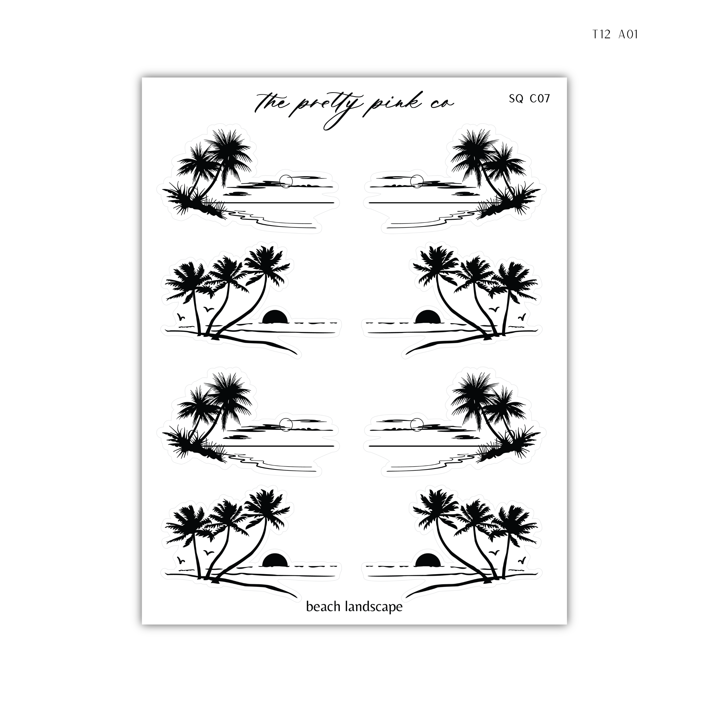 a black and white photo of palm trees