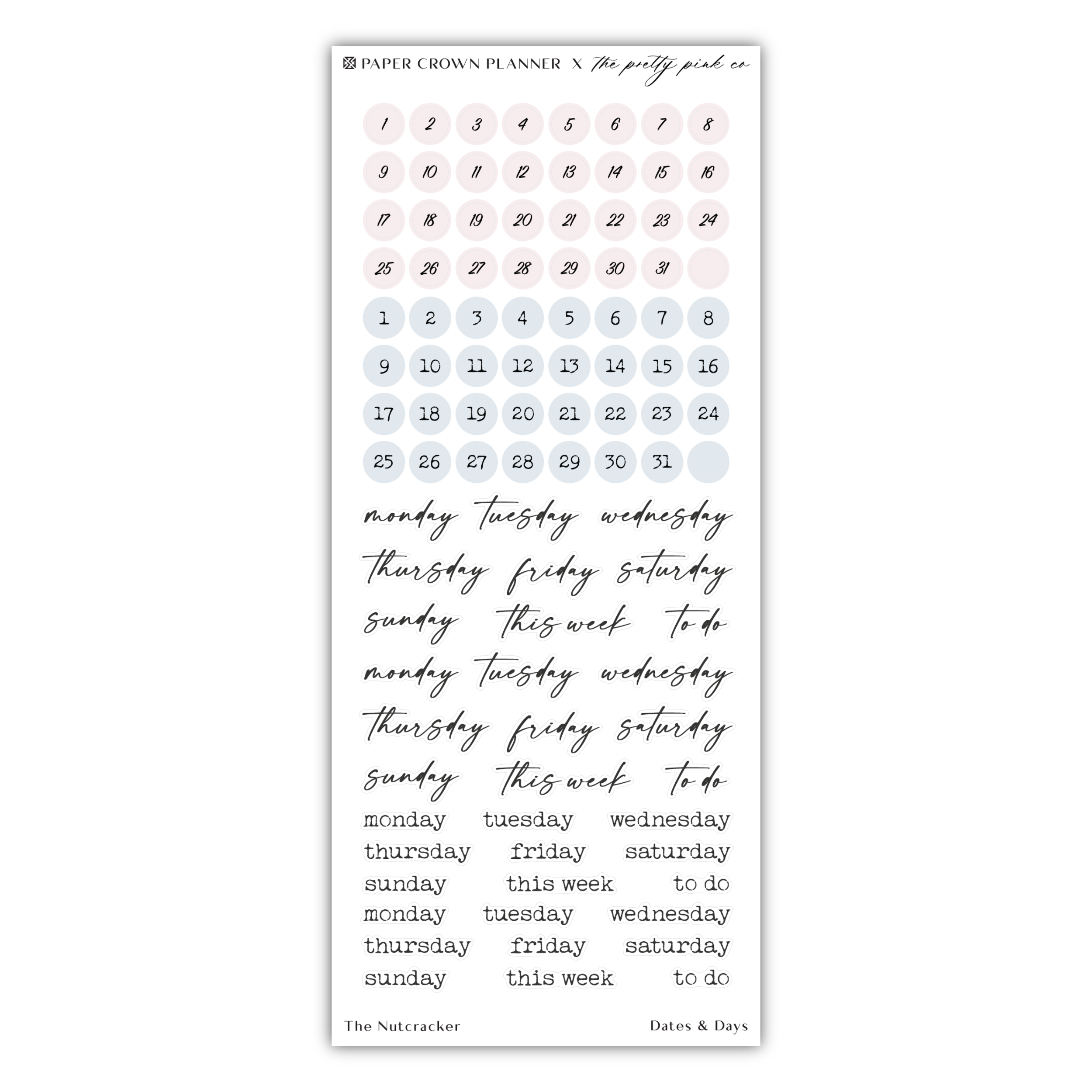 a sticker with a handwritten message on it
