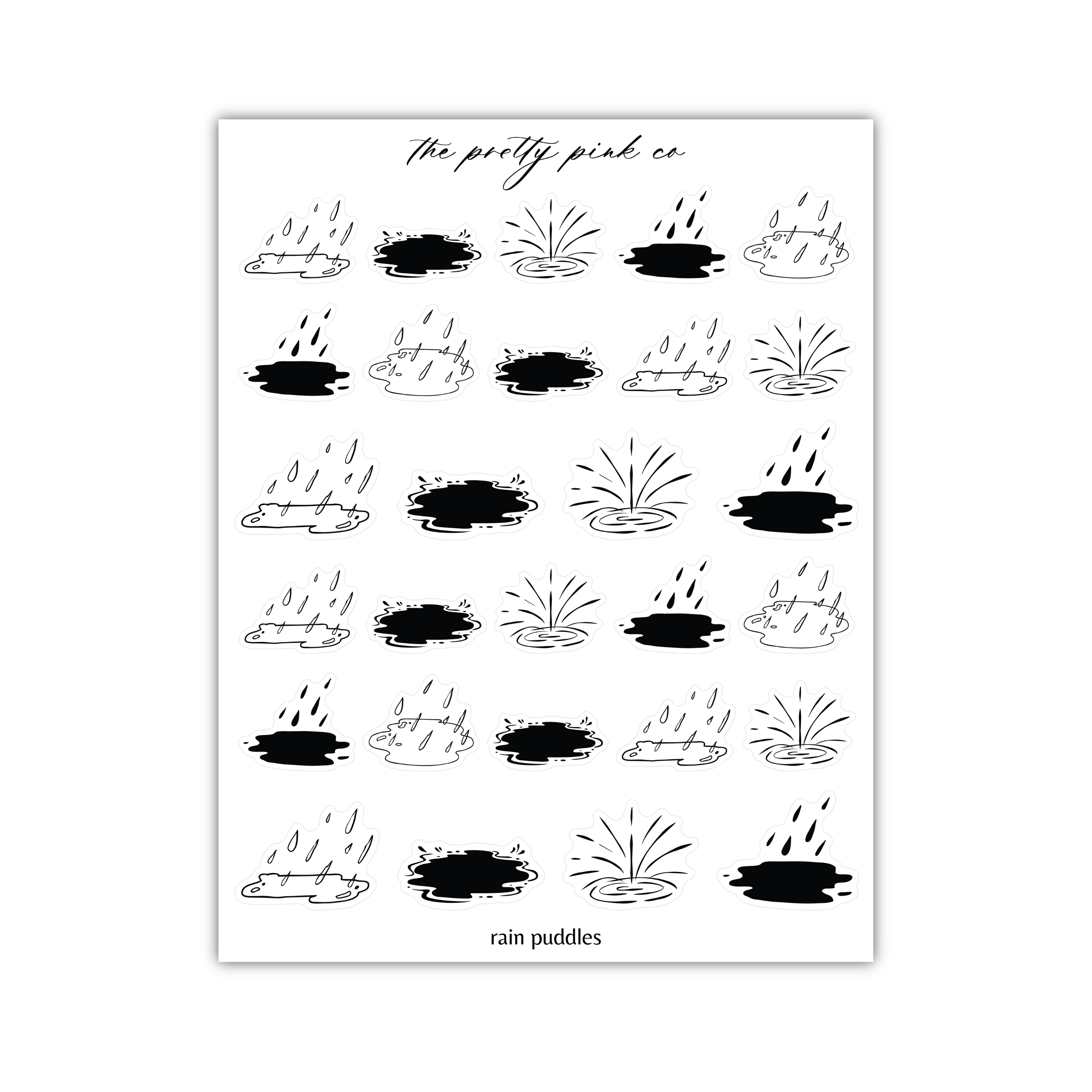 a black and white poster with a pattern of plants