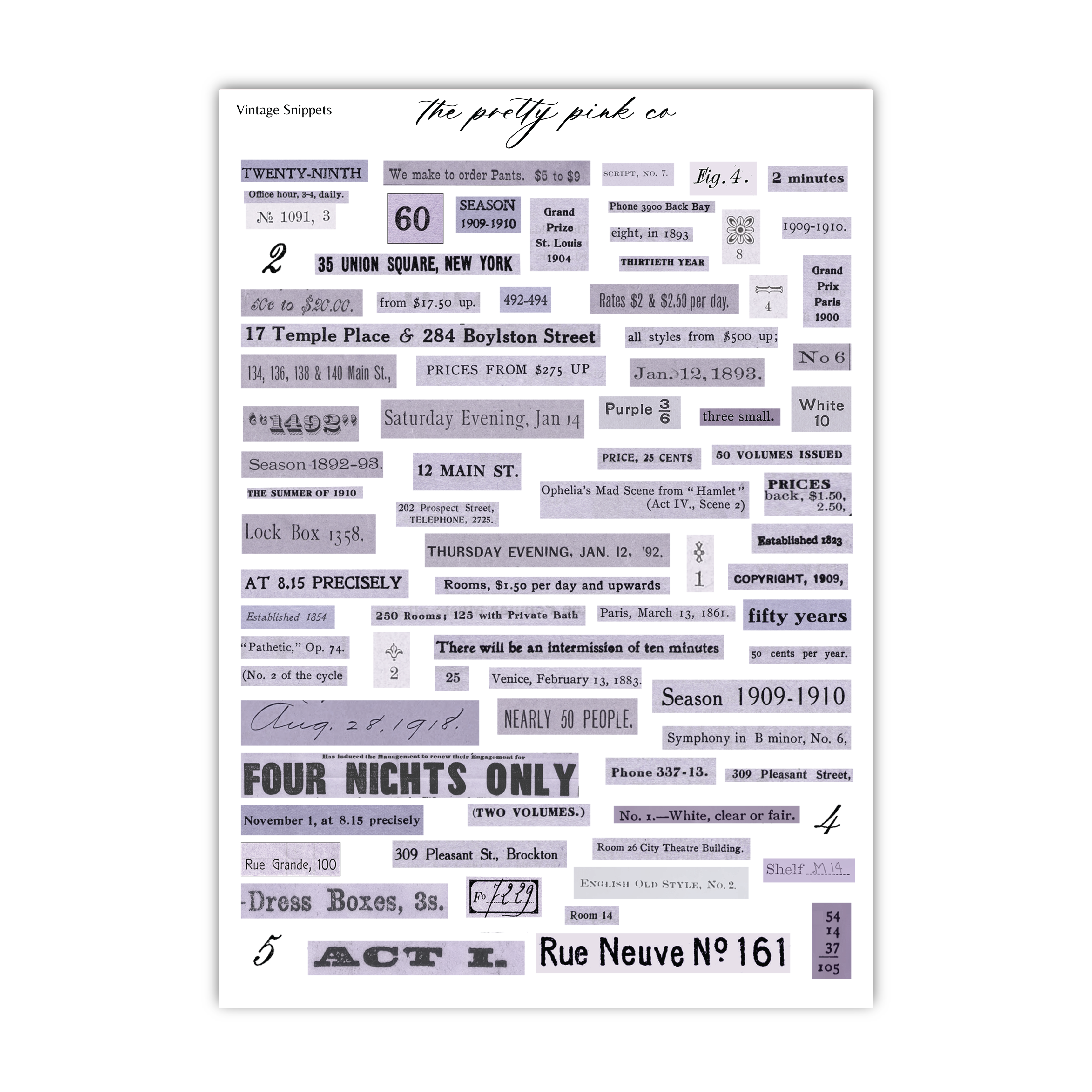a collage of various advertisements and information related to a business called "The pretty pink co." The collage includes text, numbers, and images, but does not provide specific details about each individual element. The image is not a single photograph but rather a collection of smaller images that have been combined to create a larger visual representation of the business.