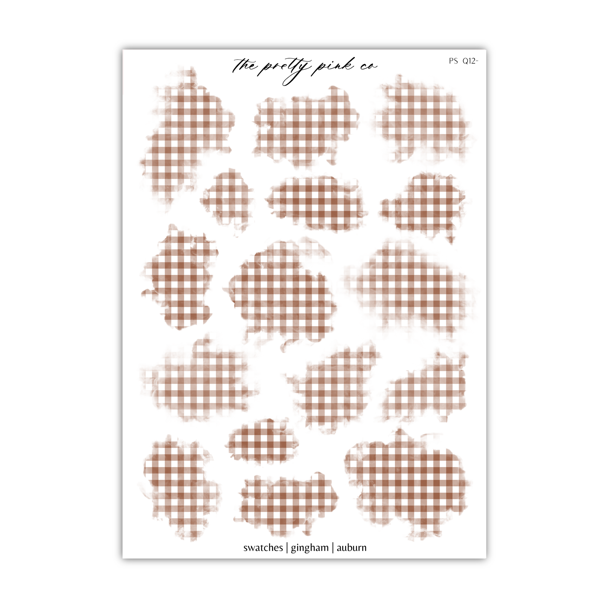 a brown and white checkered pattern of fish