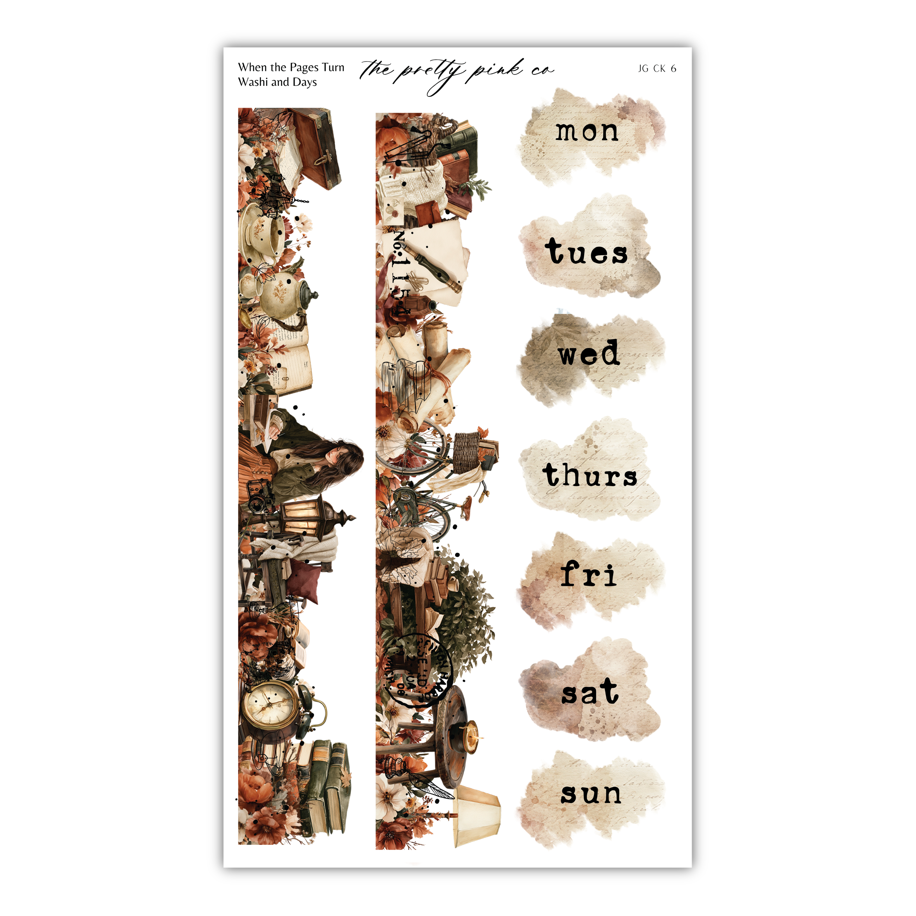 The image is a collage of various objects and scenes, including a clock, books, and other decorative elements, arranged in a visually appealing manner.