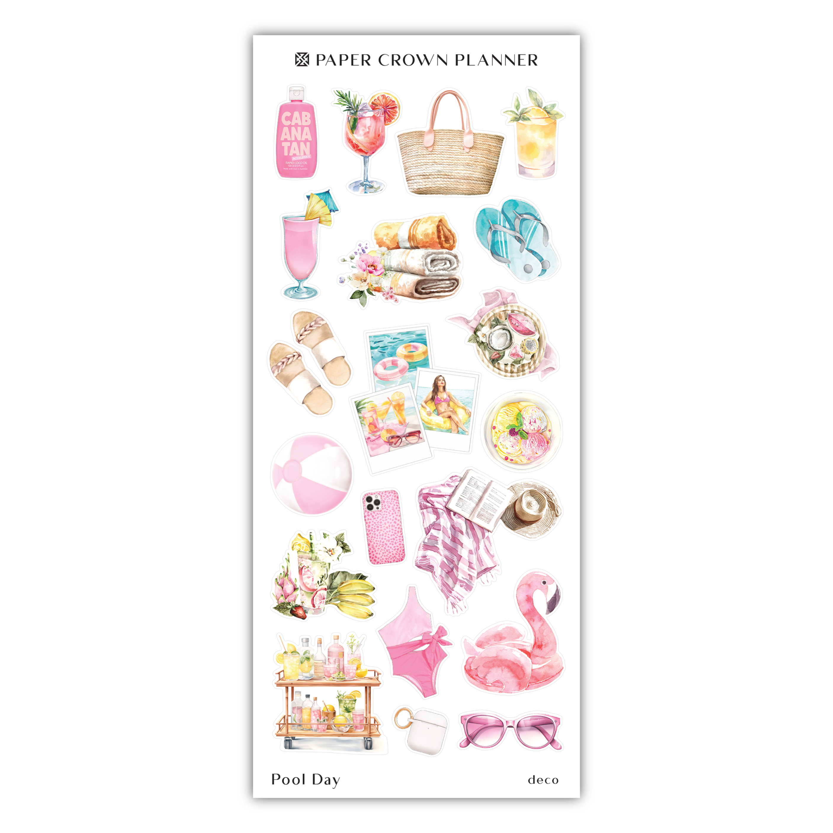 paper crown planner stickers