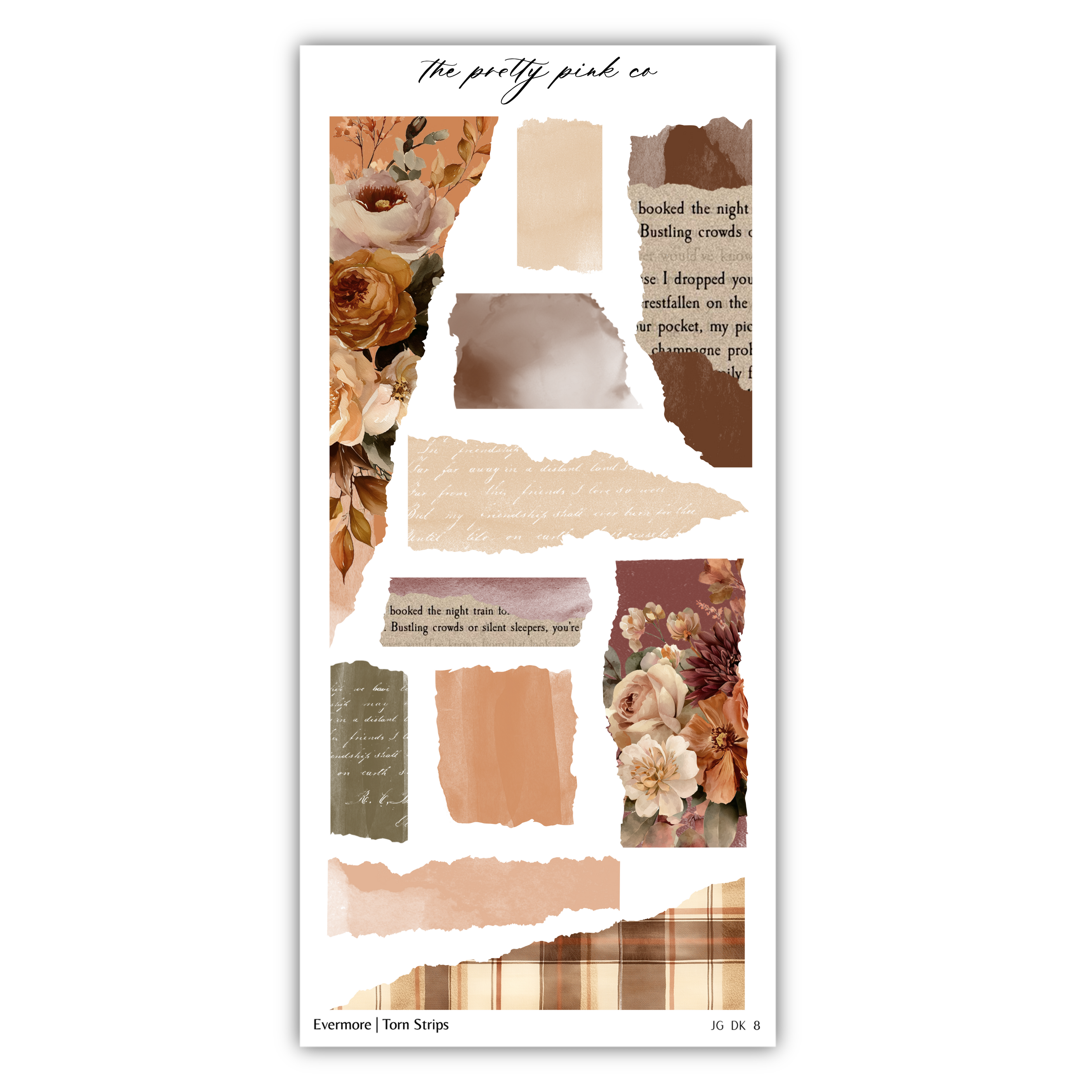 The image is a collage of various elements, including floral and text-based elements, arranged in a visually appealing manner.