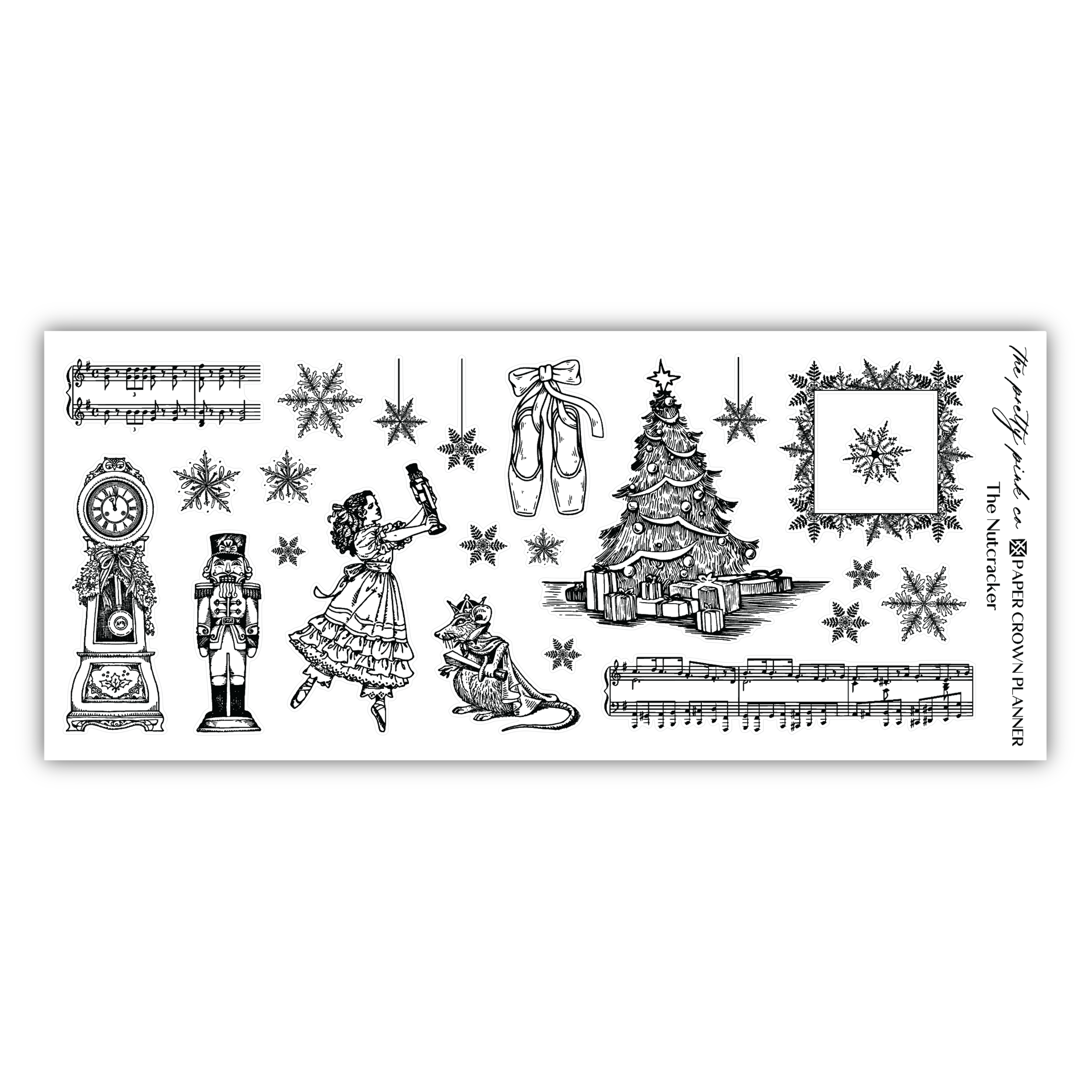 The Nutcracker | Foiled Sampler | Paper Crown Planner Collab