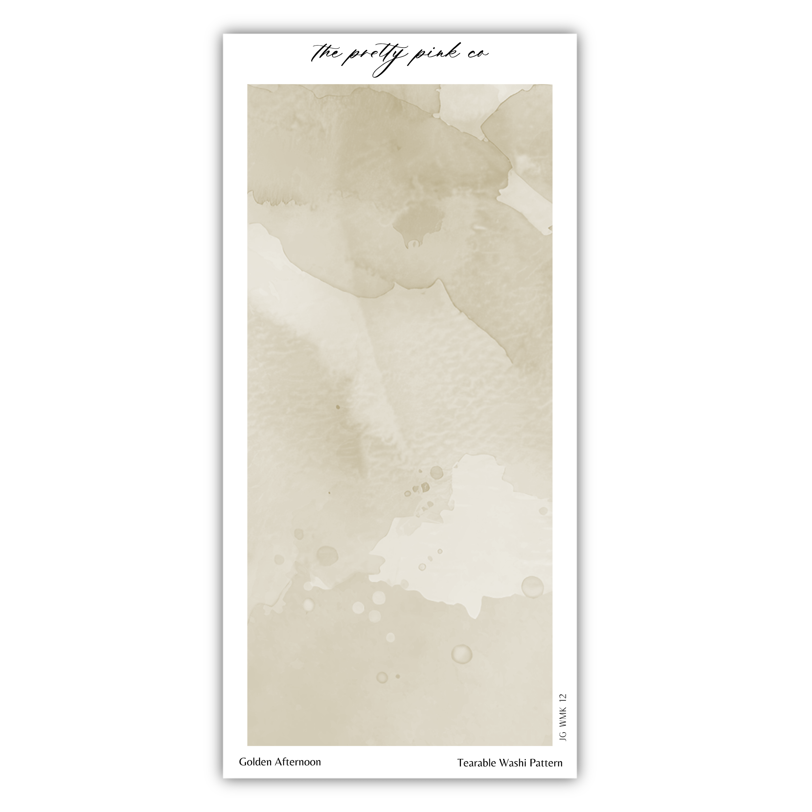 The image is a watercolor painting with a light beige background and a darker beige watercolor texture. The painting appears to be a simple, abstract composition with no discernible objects or actions.