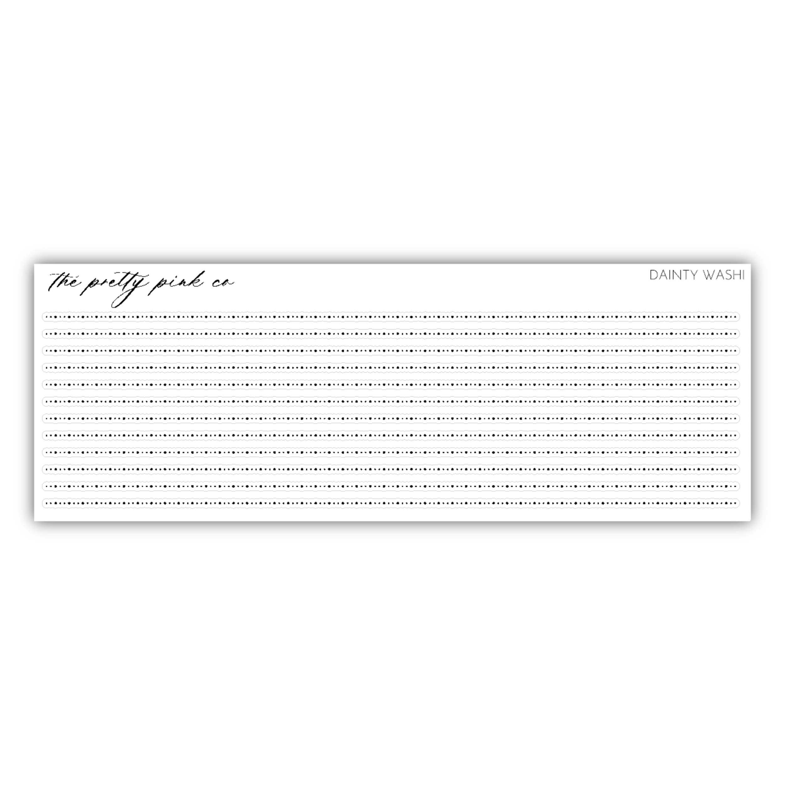 Foiled Dainty Washi