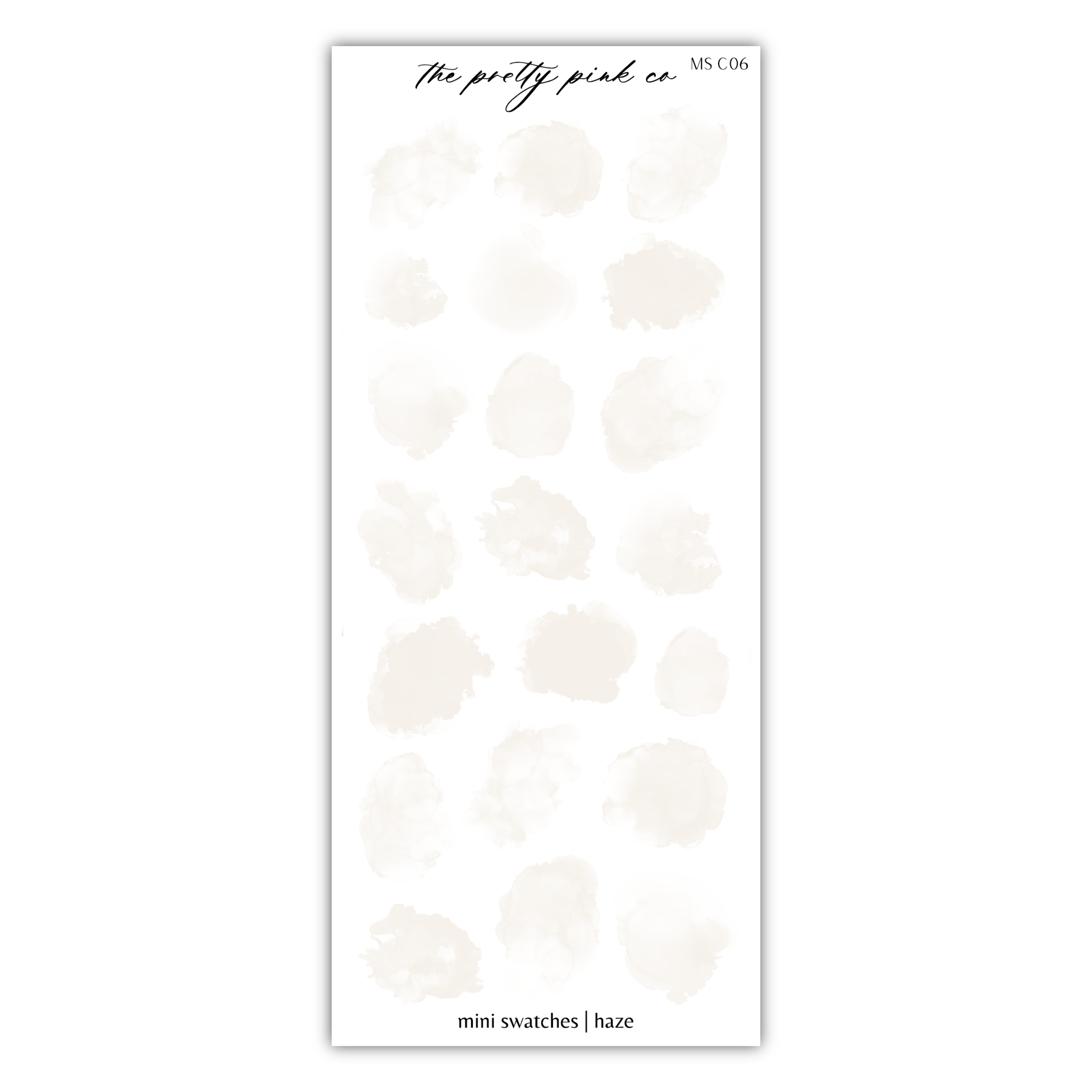 a sheet of white paper with black ink on it