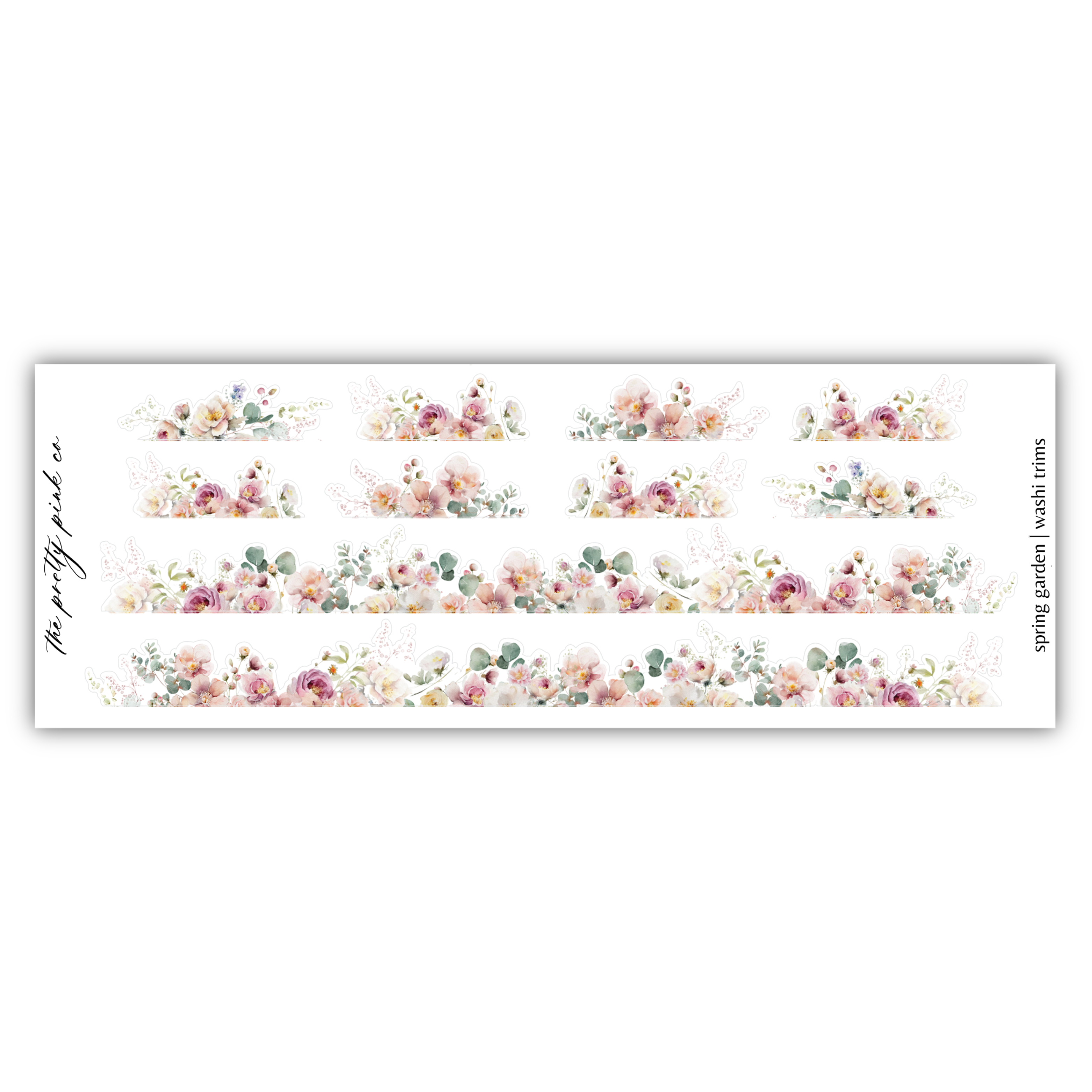 a white background with flowers and leaves on it