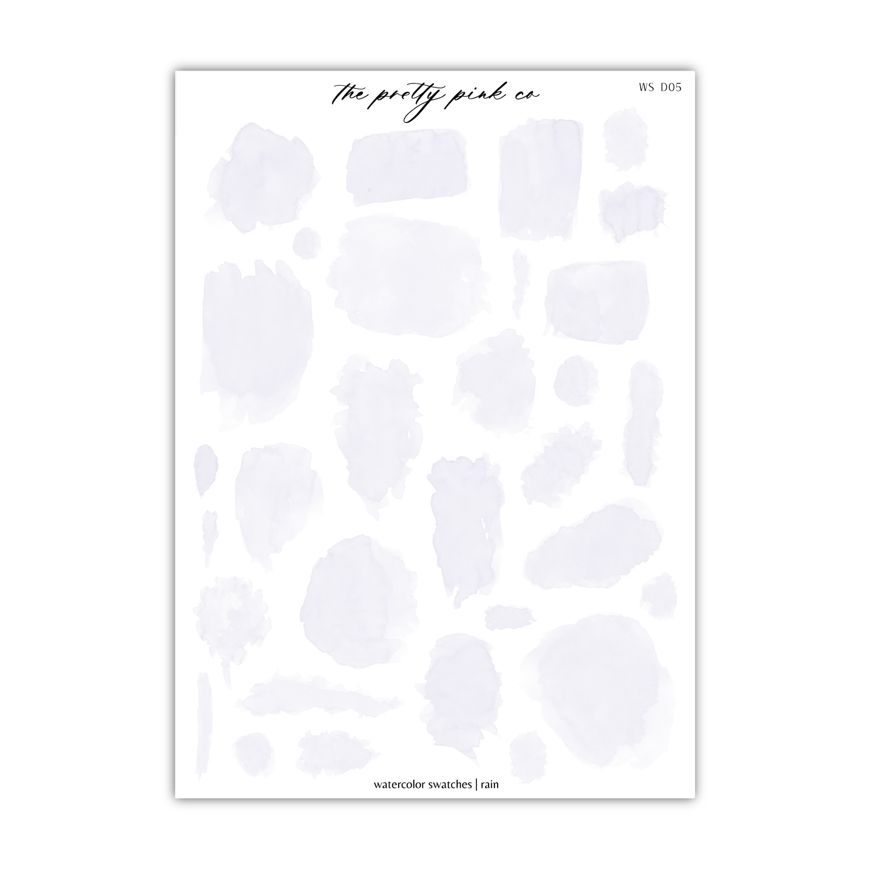 a sheet of white paper with black ink on it