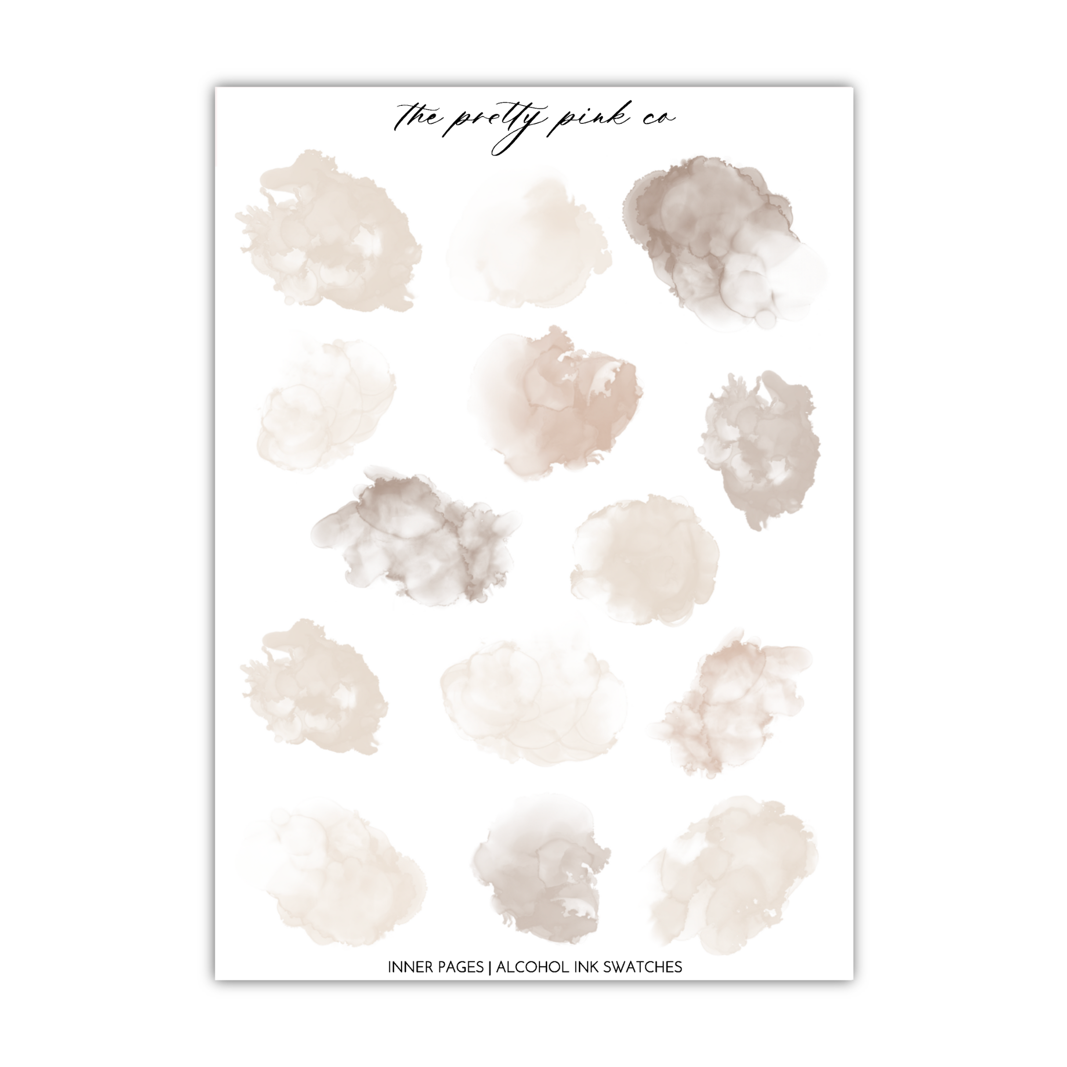 Inner Pages Ink Swatches