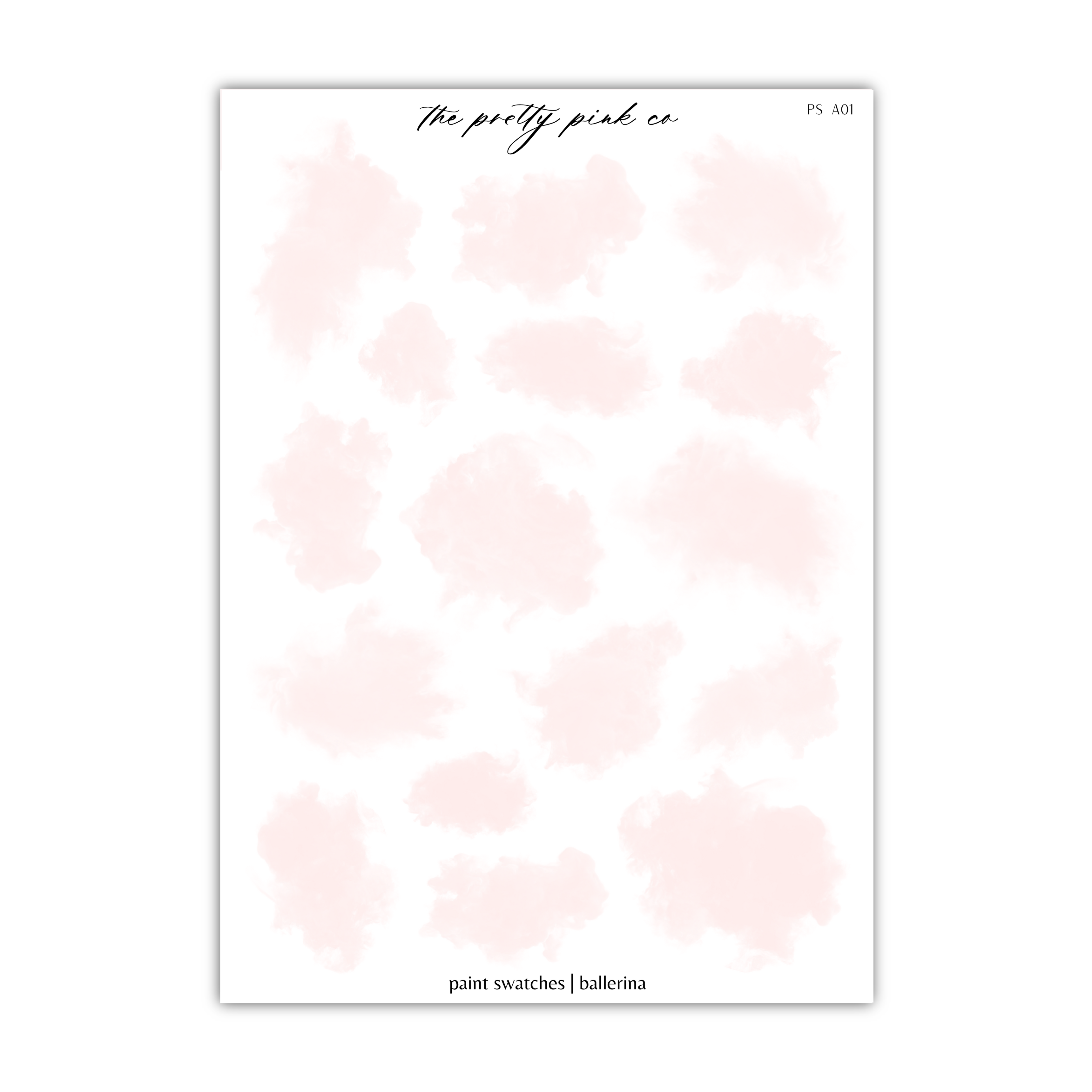 a pink and white paper with the words, my pretty girl on it