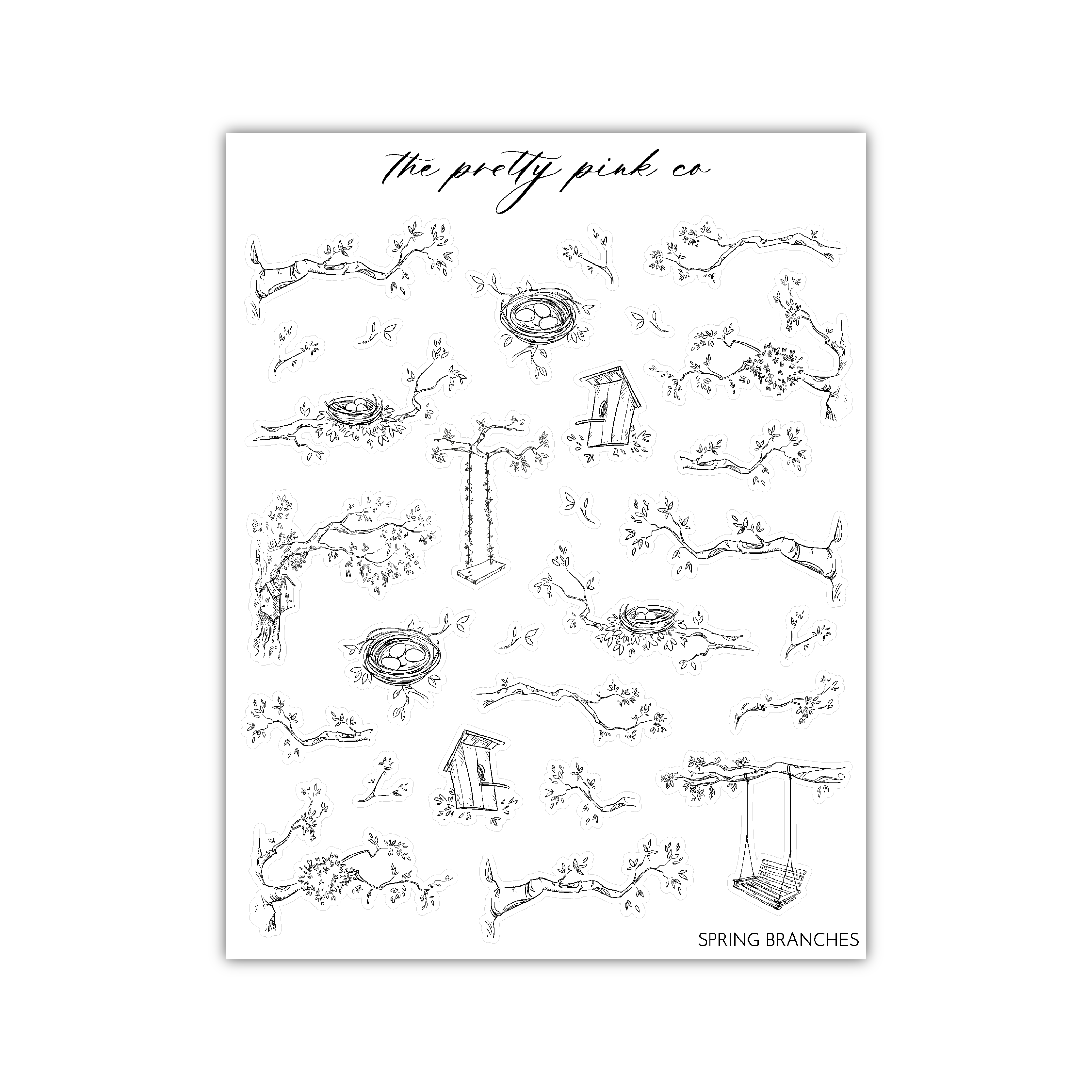 Foiled Spring Branches