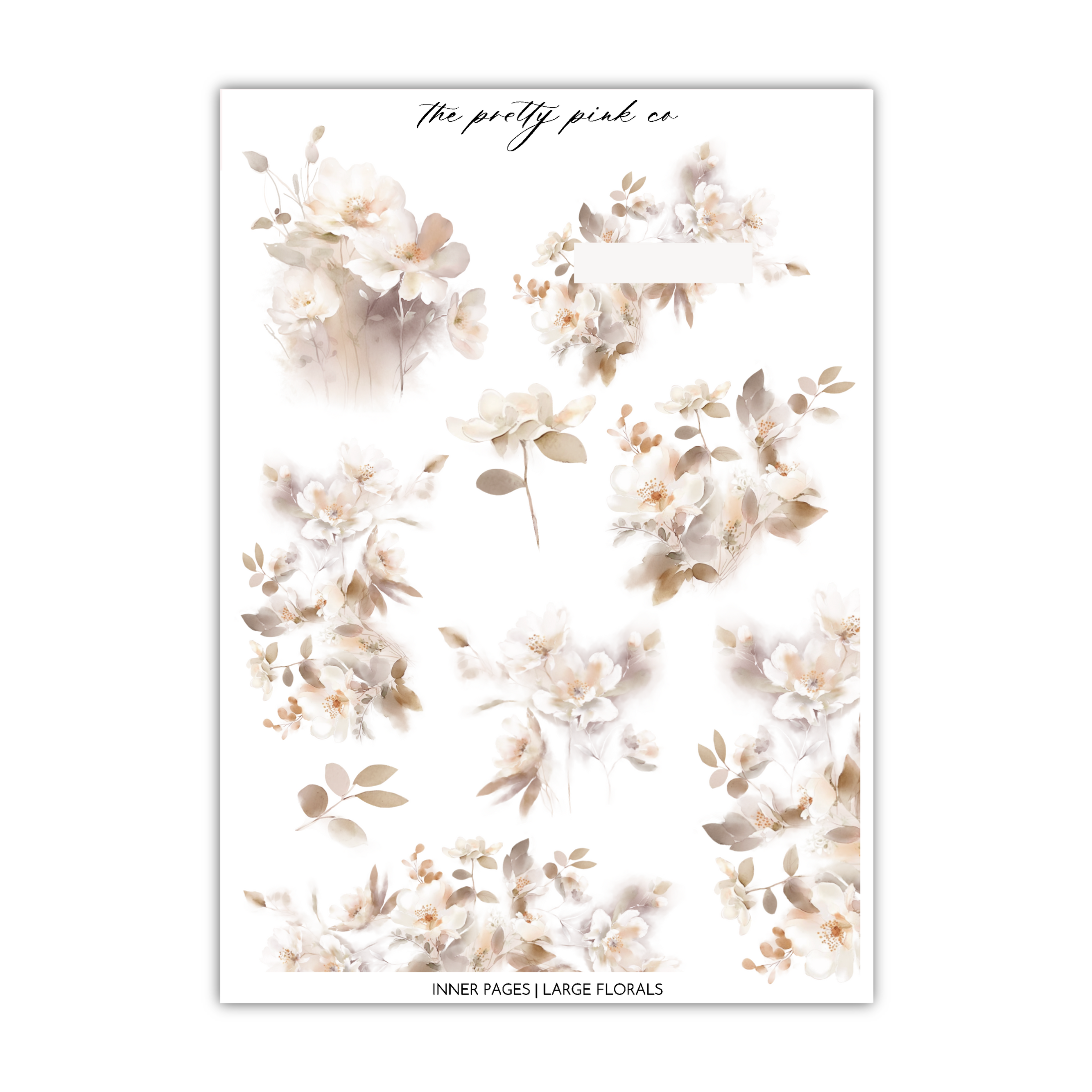 Inner Pages Large Floral Deco