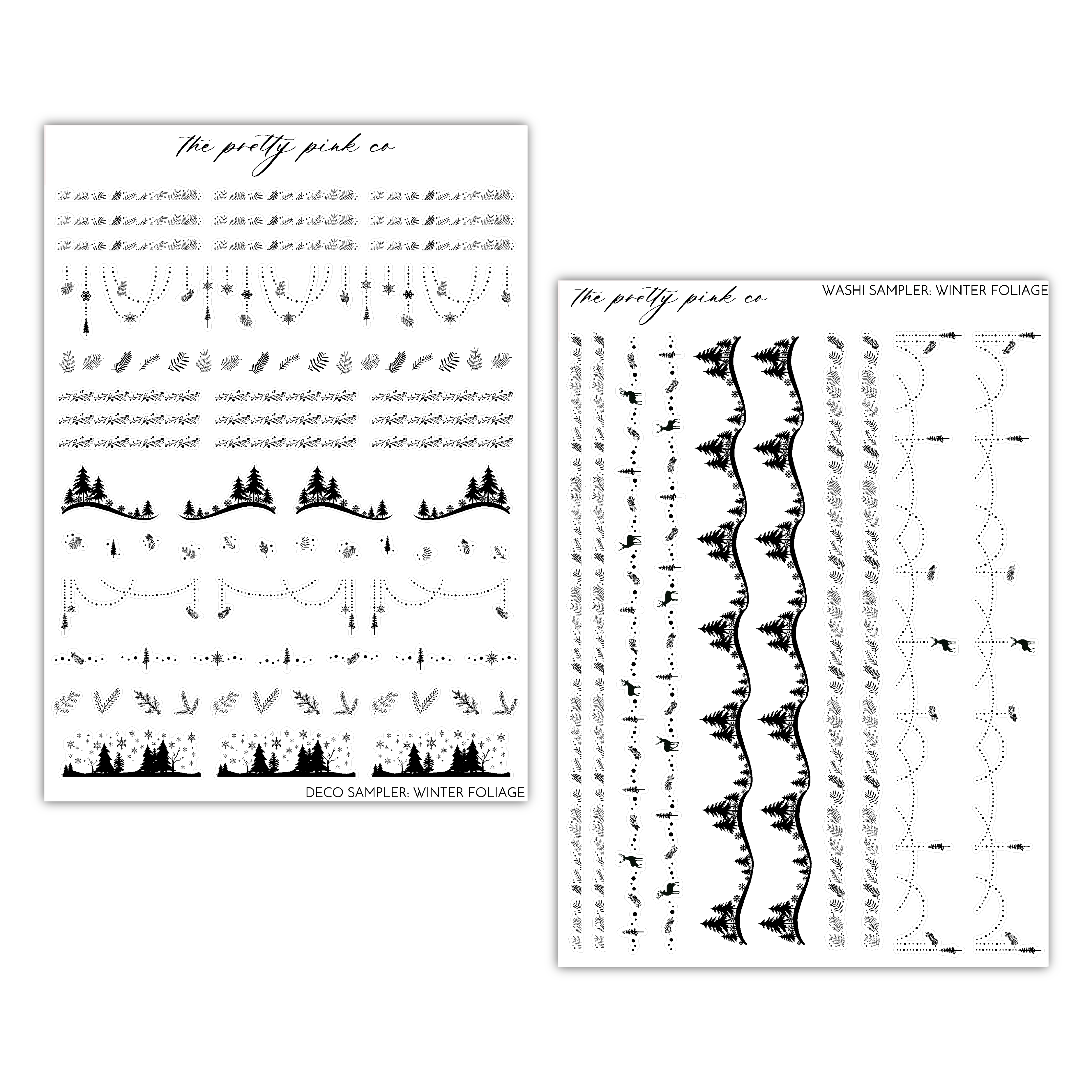 Deco Sampler: Winter Foliage