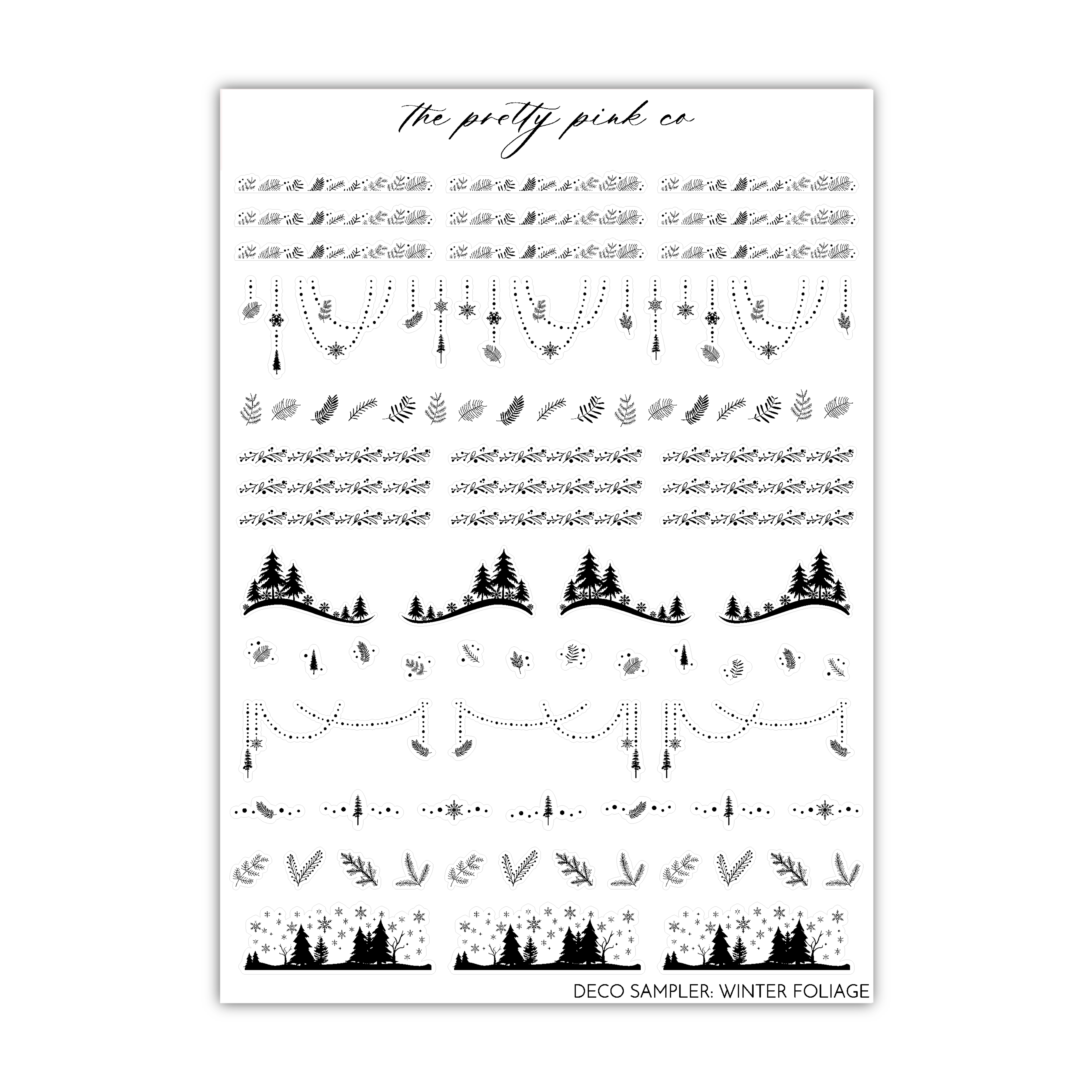 Deco Sampler: Winter Foliage
